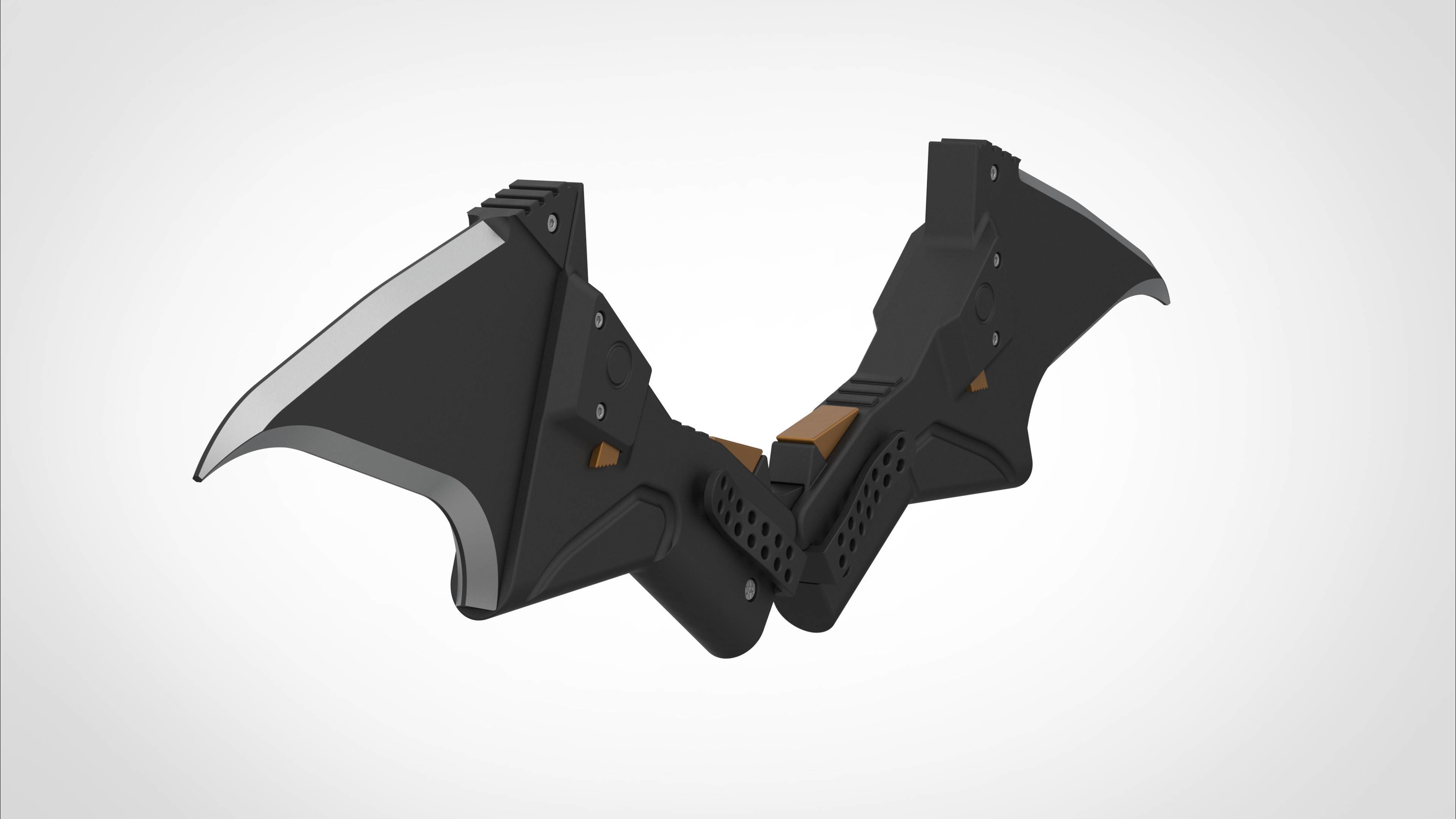 Batarang from the movie The Batman 2022 3D print model_19