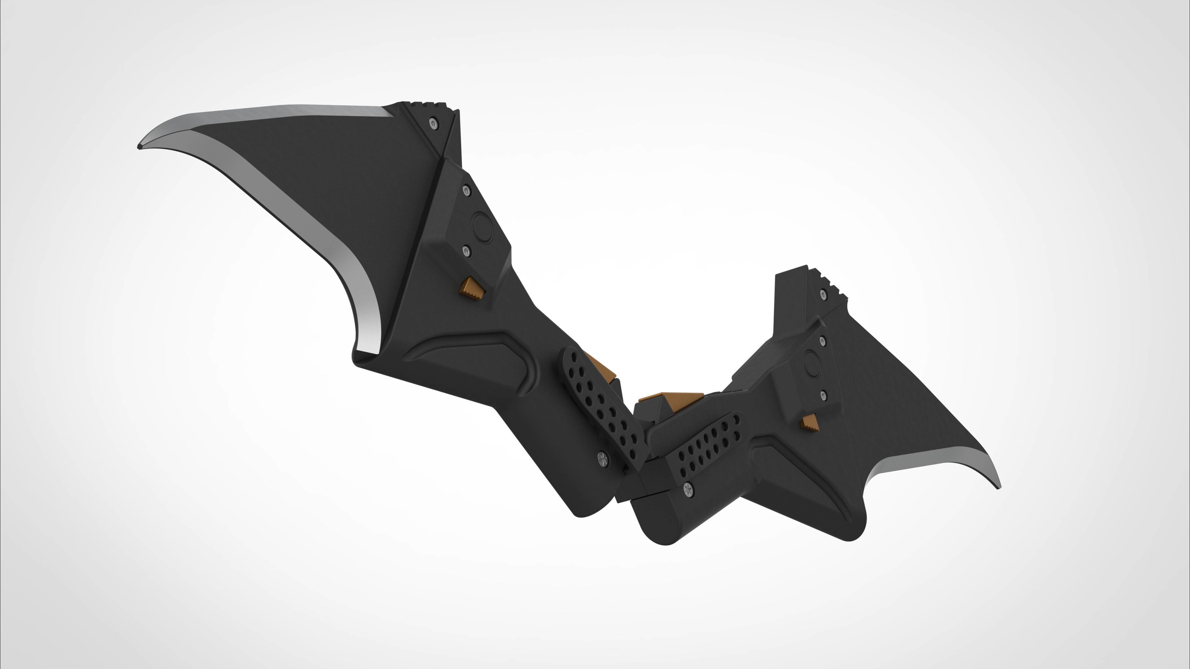 Batarang from the movie The Batman 2022 3D print model_17