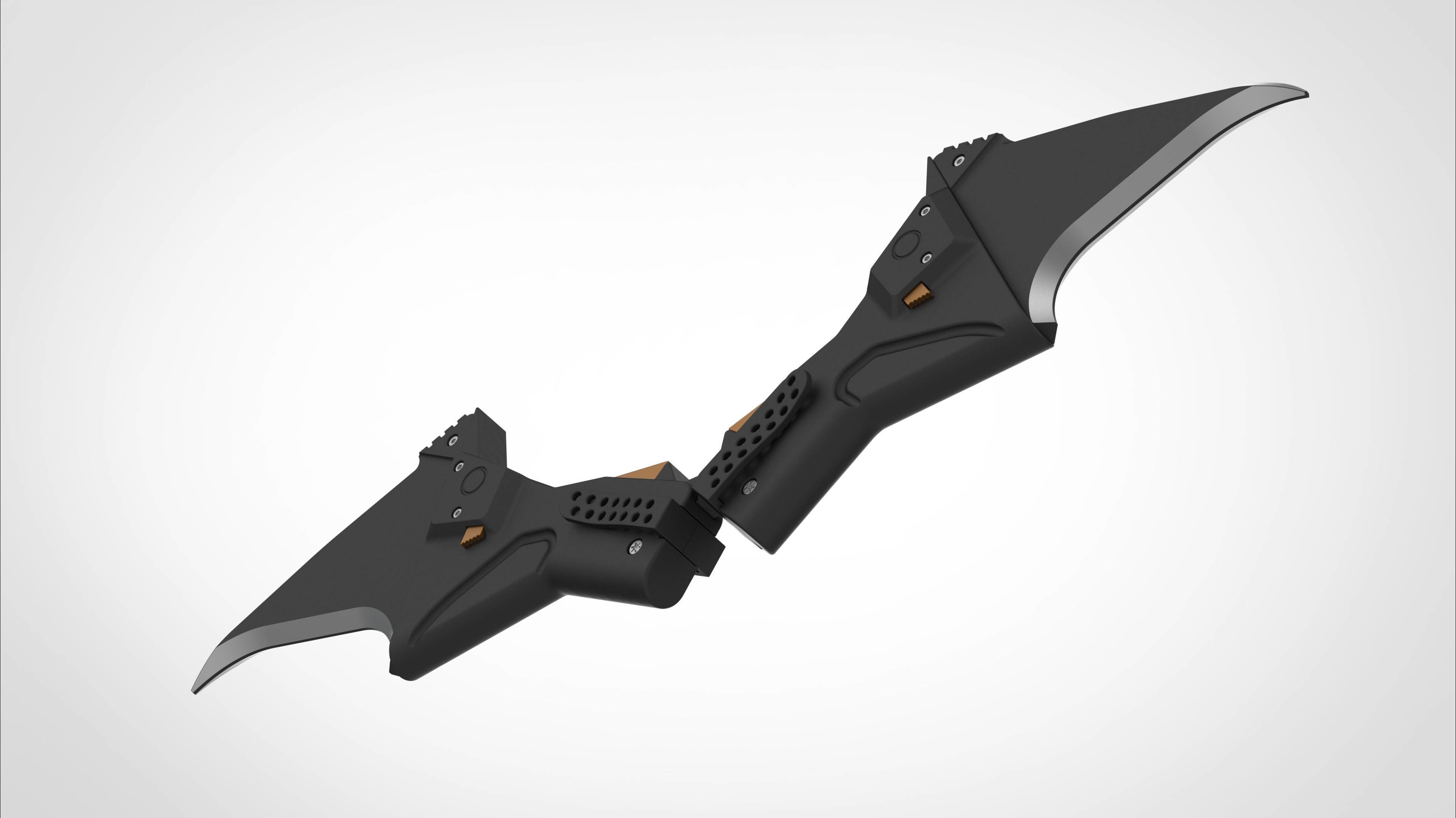 Batarang from the movie The Batman 2022 3D print model_14