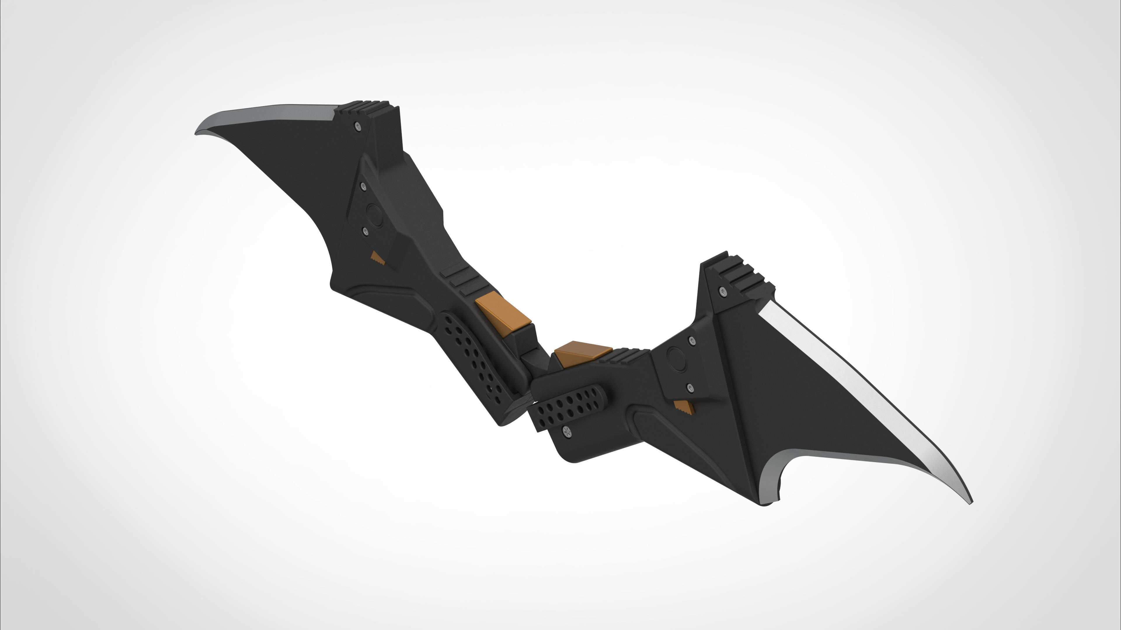 Batarang from the movie The Batman 2022 3D print model_13