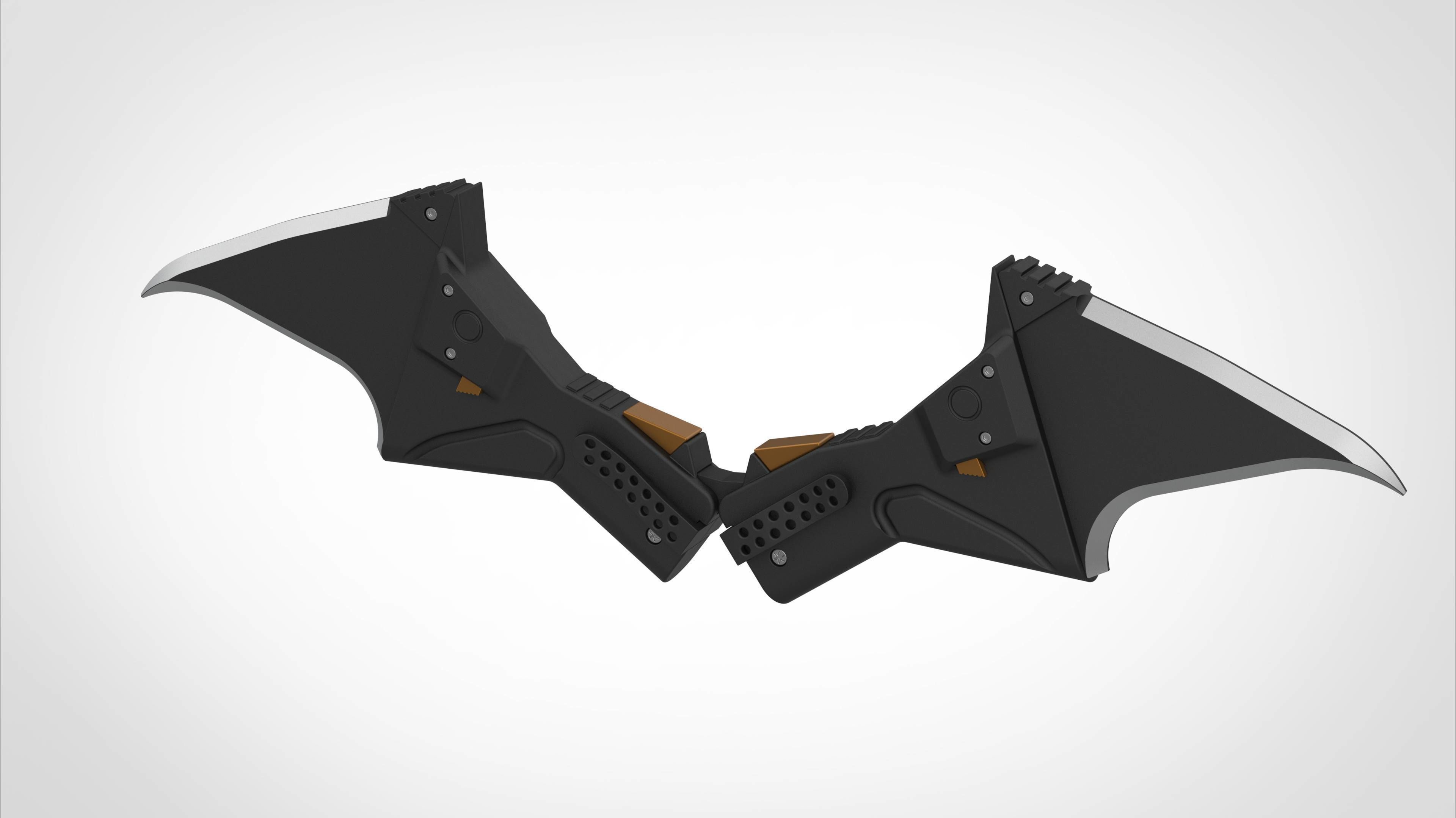 Batarang from the movie The Batman 2022 3D print model_2