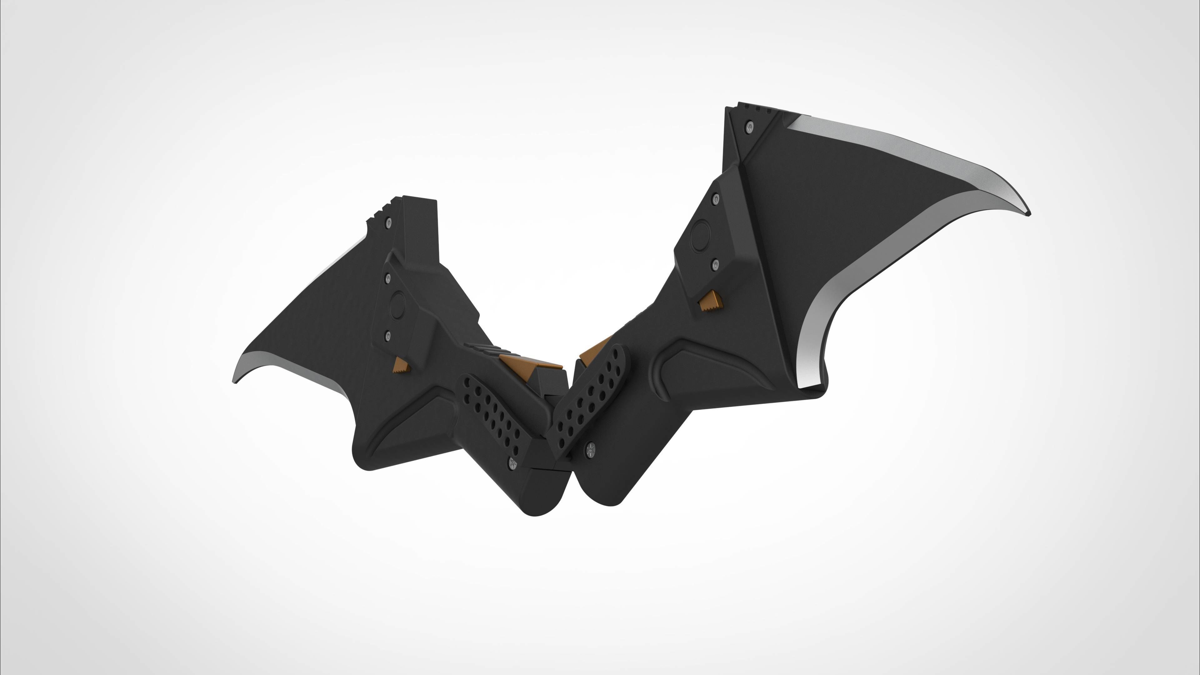 Batarang from the movie The Batman 2022 3D print model_16