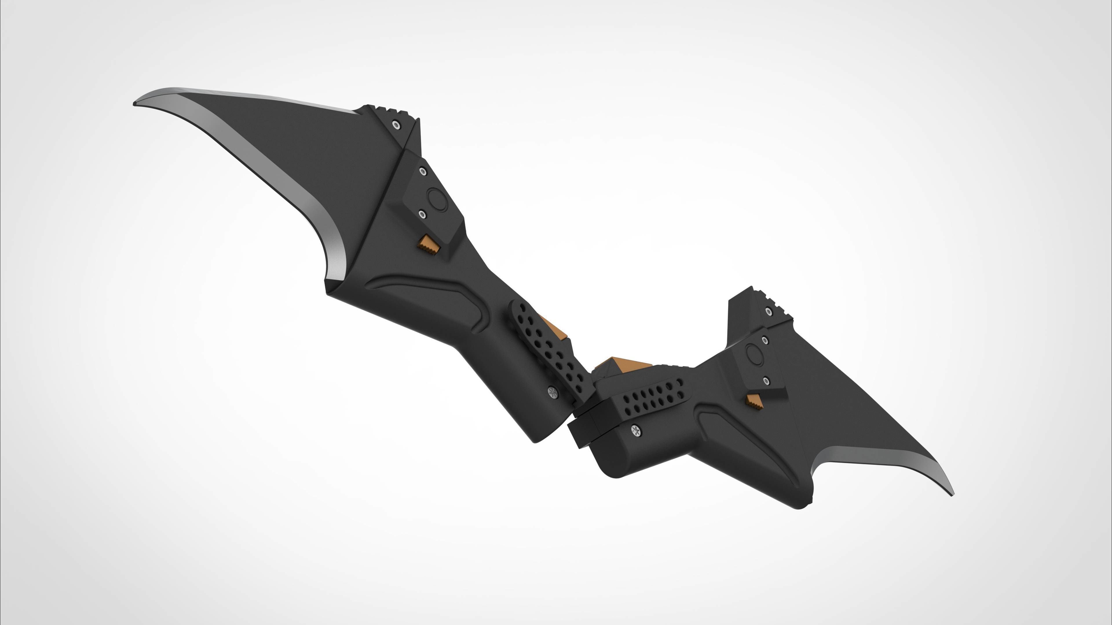 Batarang from the movie The Batman 2022 3D print model_15