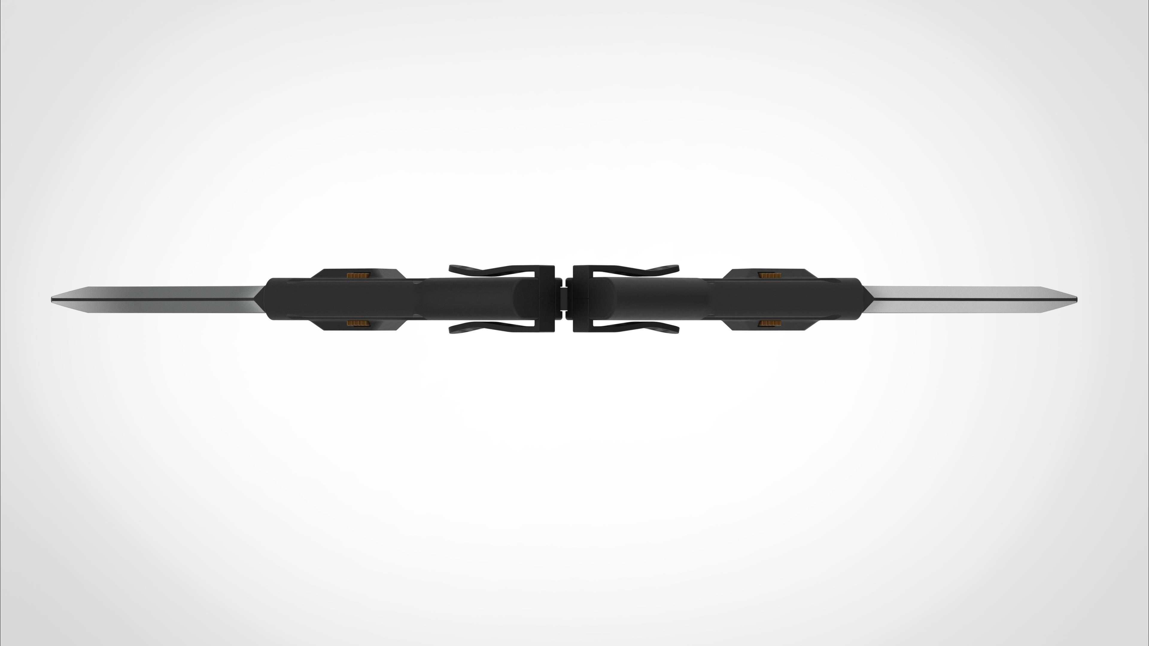 Batarang from the movie The Batman 2022 3D print model_11