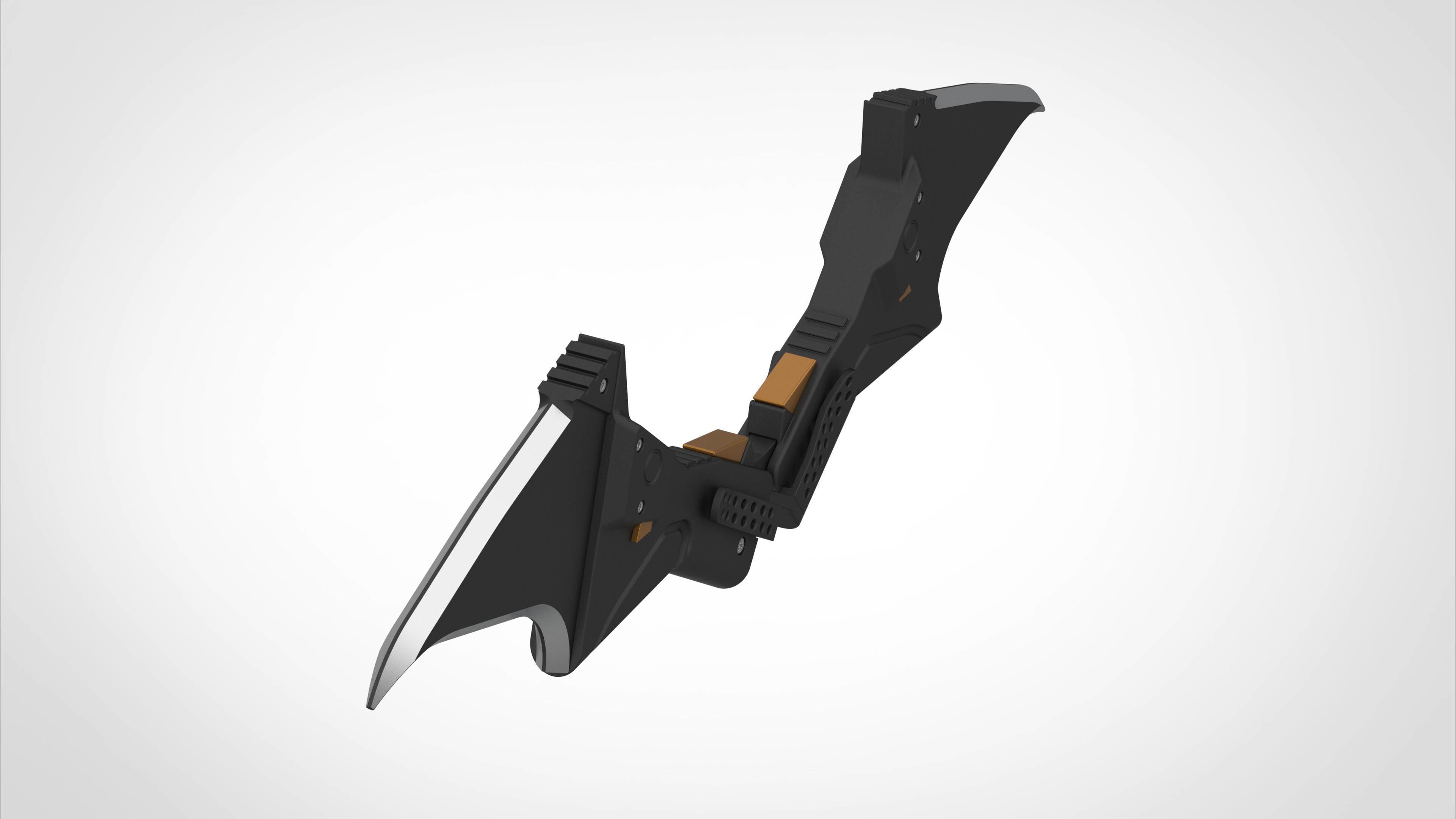 Batarang from the movie The Batman 2022 3D print model_20