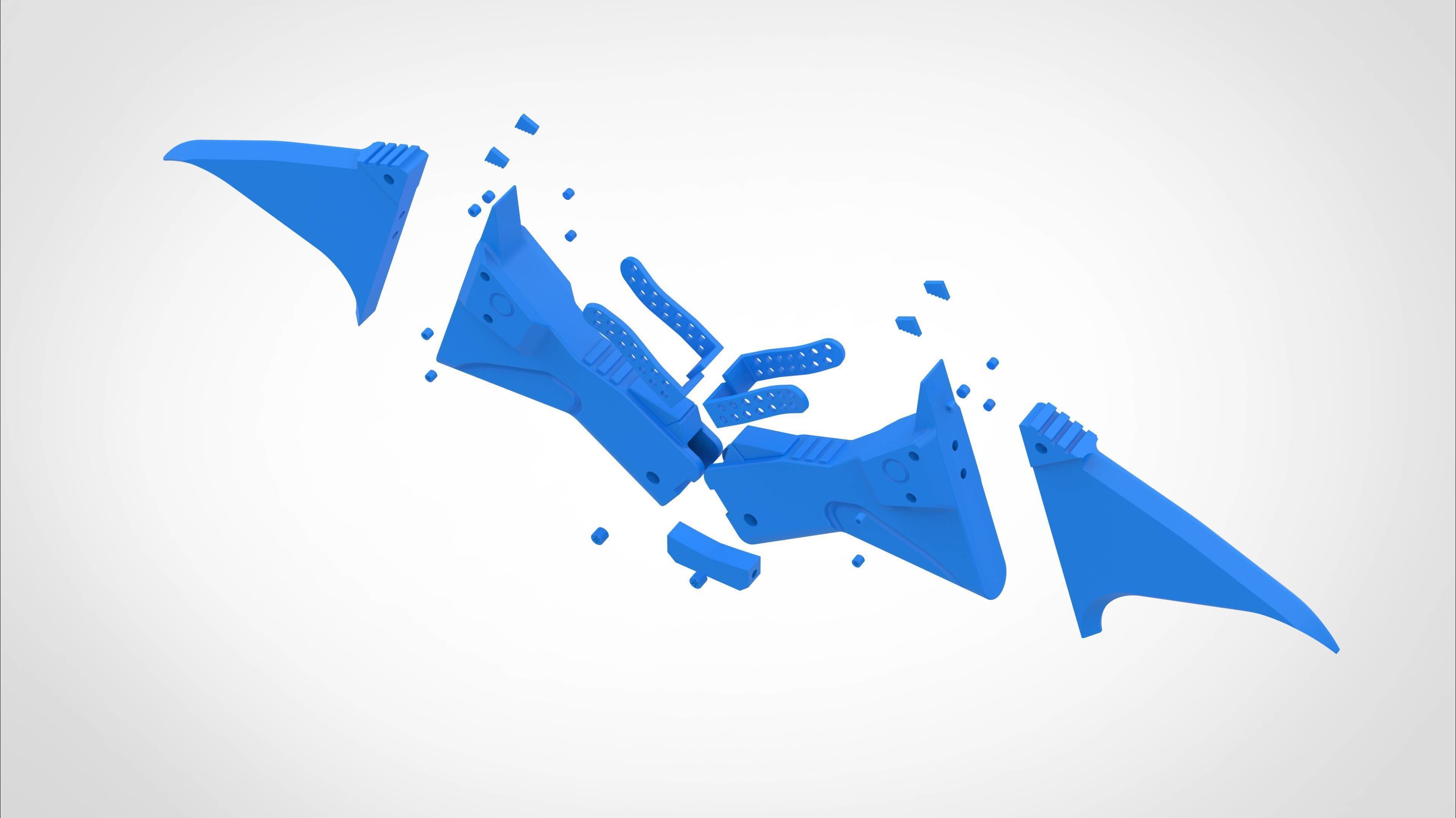 Batarang from the movie The Batman 2022 3D print model_45