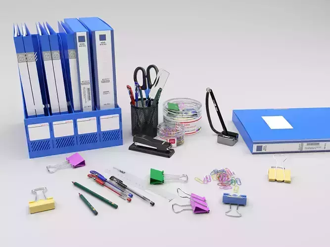 office supplies 3D model