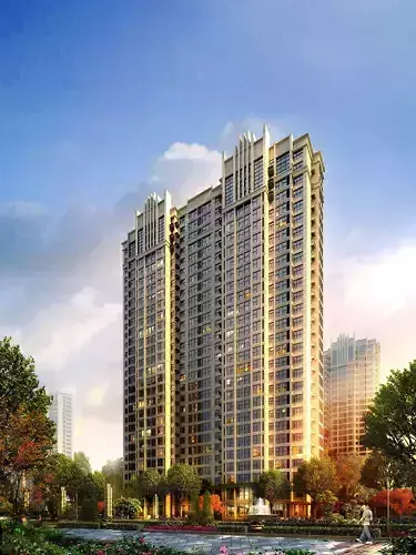 3Dmax fashion city commercial square building 198