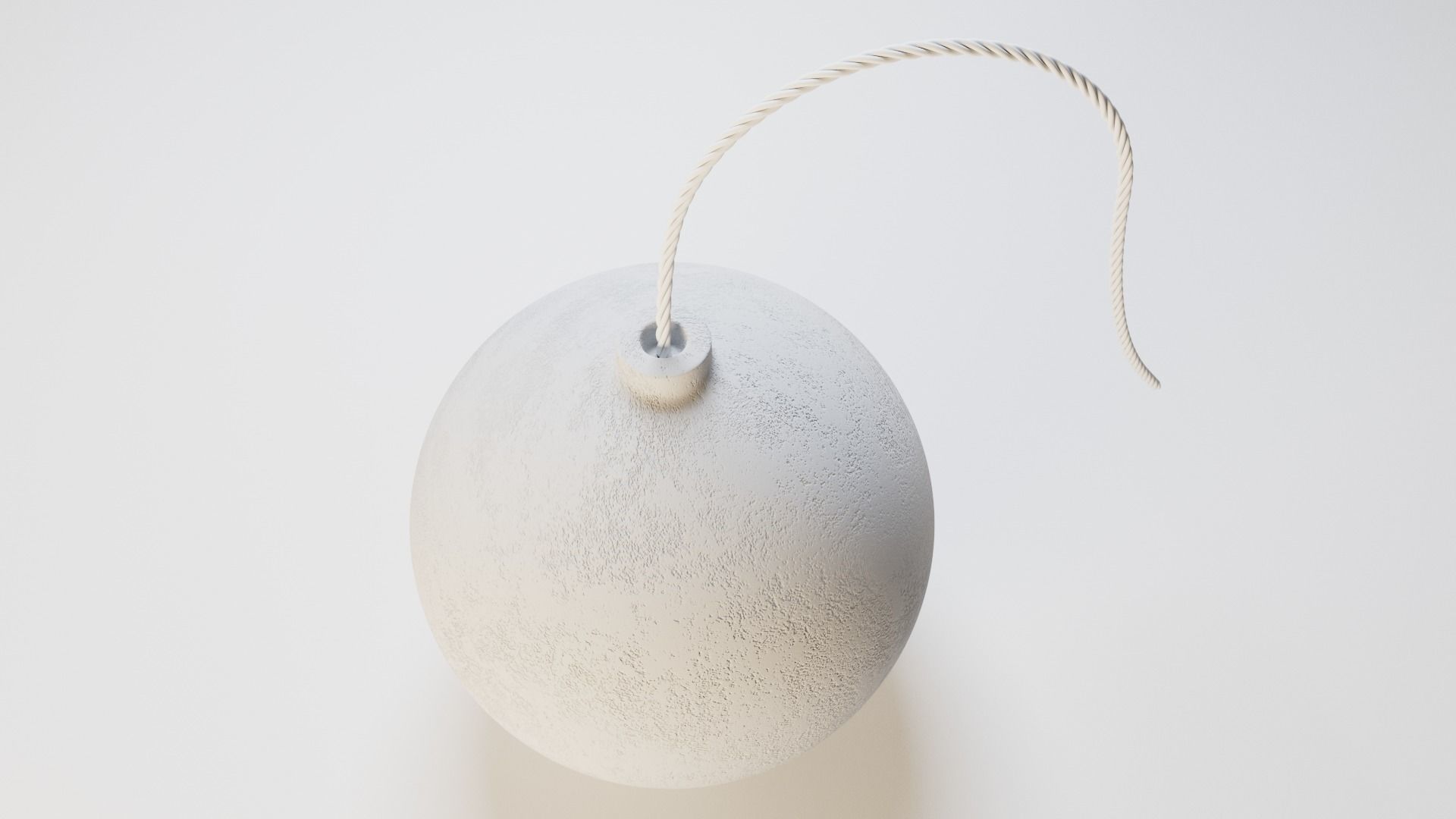 Bomb With Fuse 3D model_5