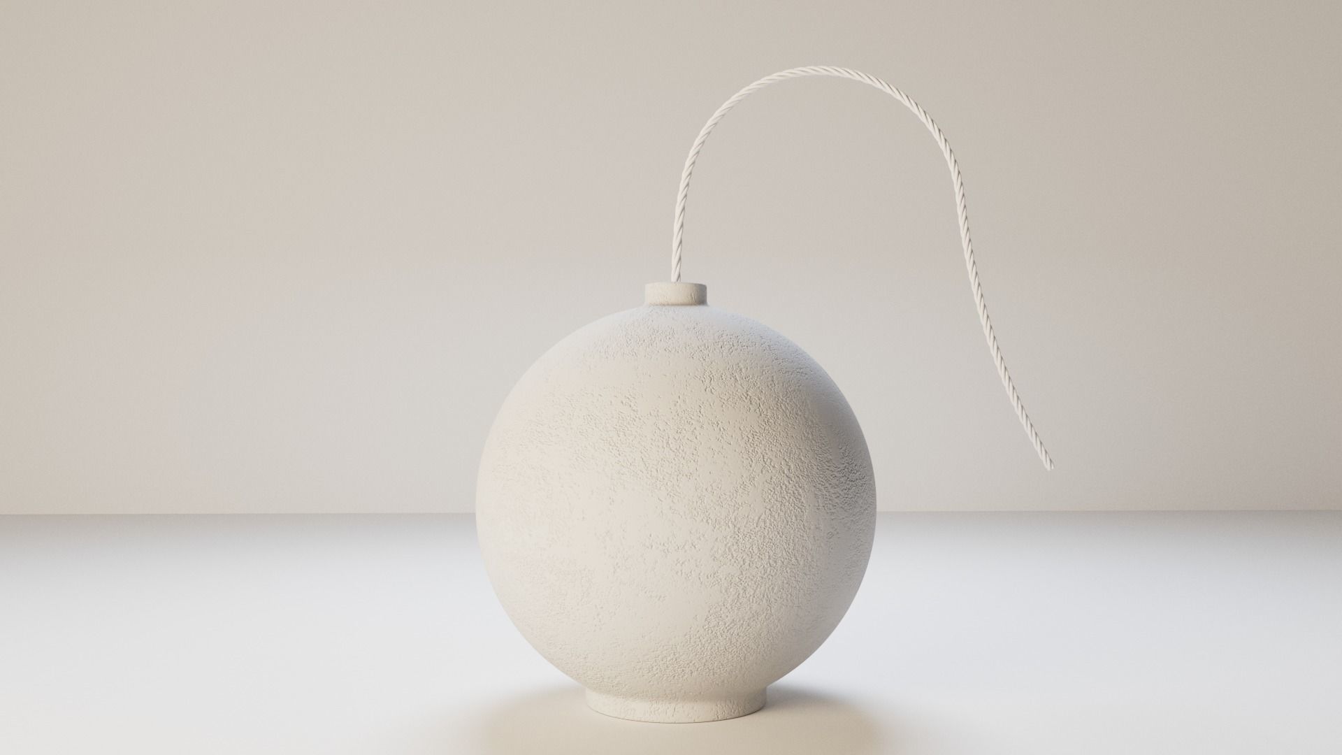 Bomb With Fuse 3D model_4