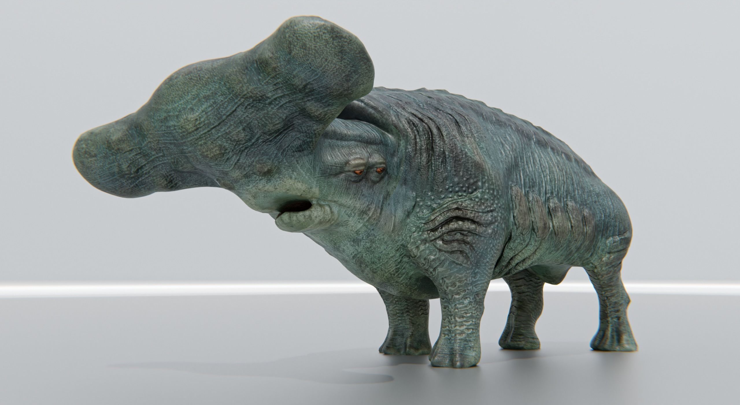 Behemoth Alien Creature Low-poly 3D model_2