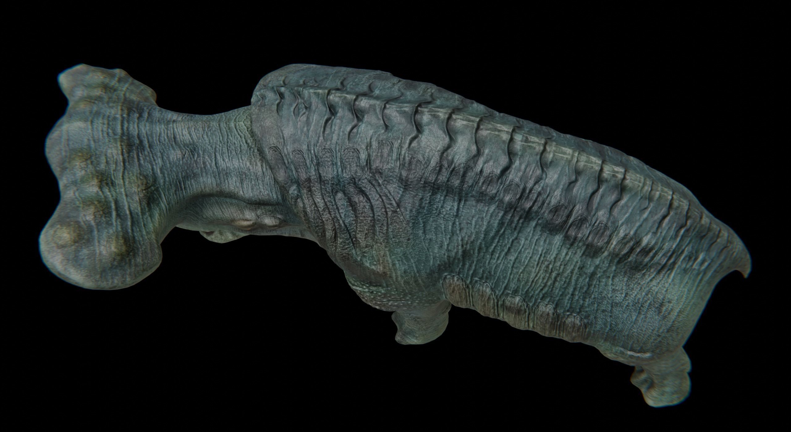 Behemoth Alien Creature Low-poly 3D model_21