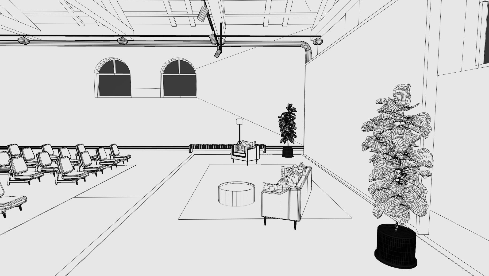 VR Lecture Hall Auditorium 3D model_10