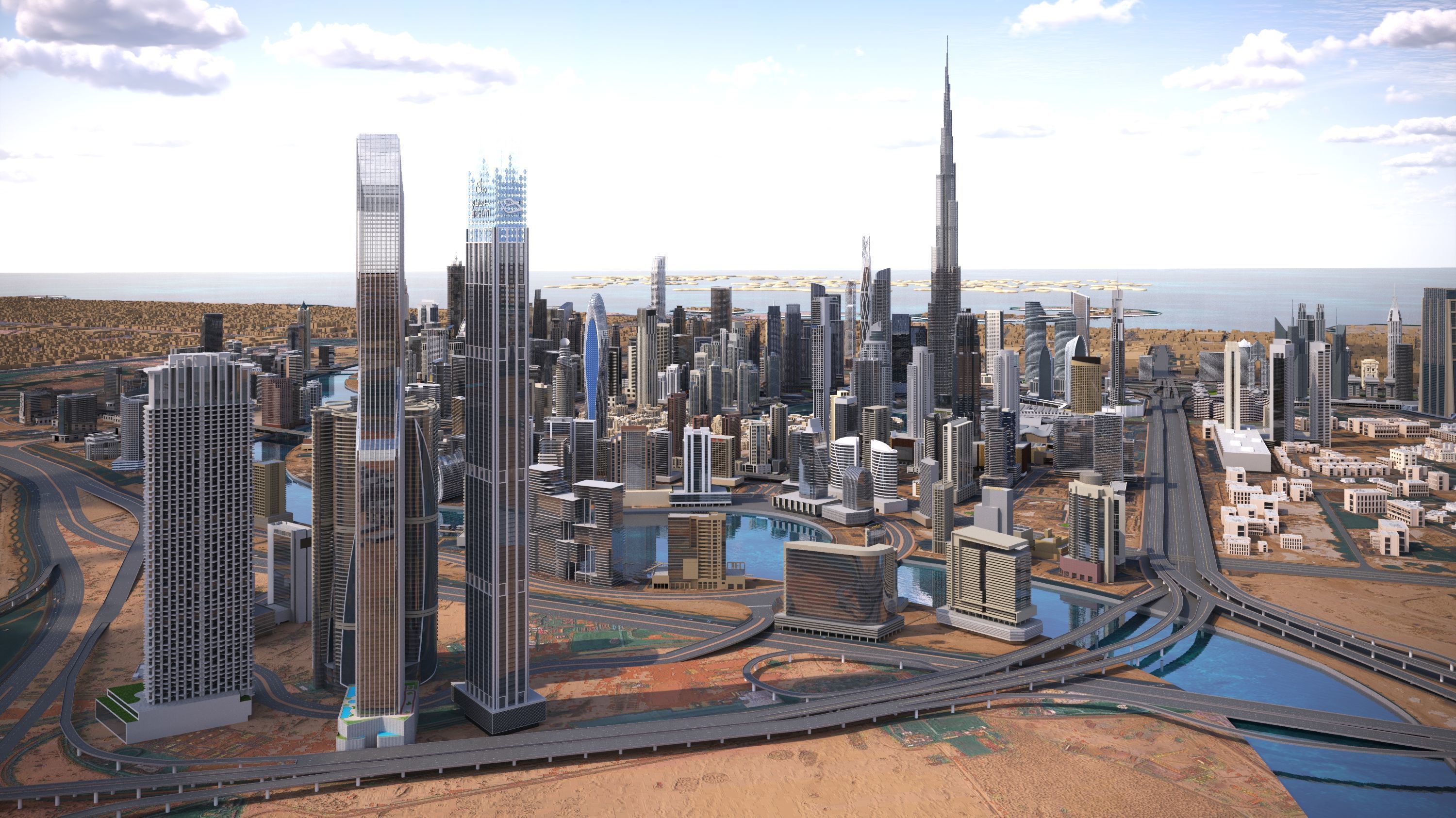 Dubai 3D model_4