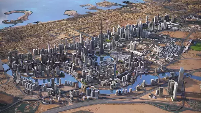 Dubai 3D model