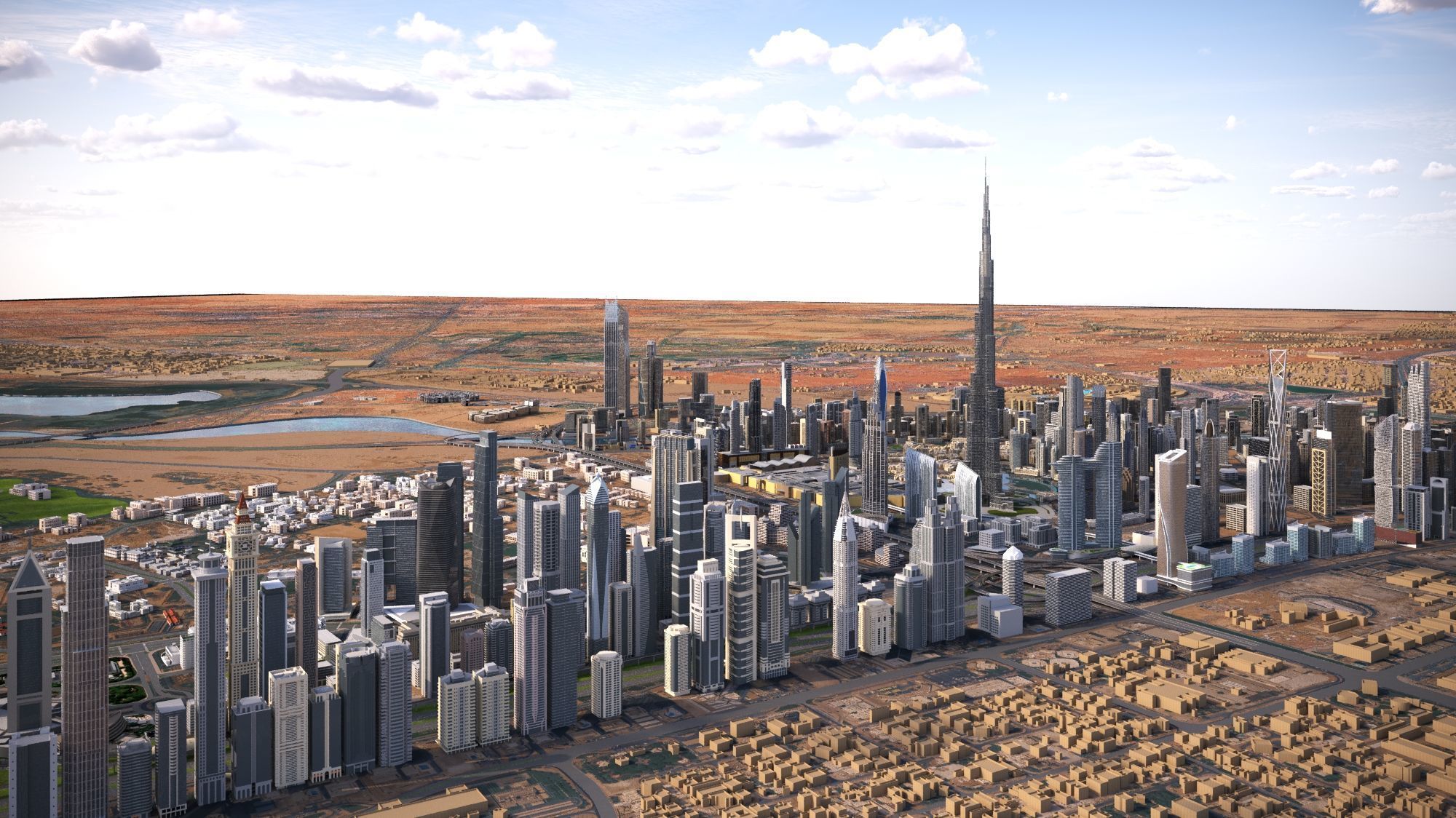 Dubai 3D model_10