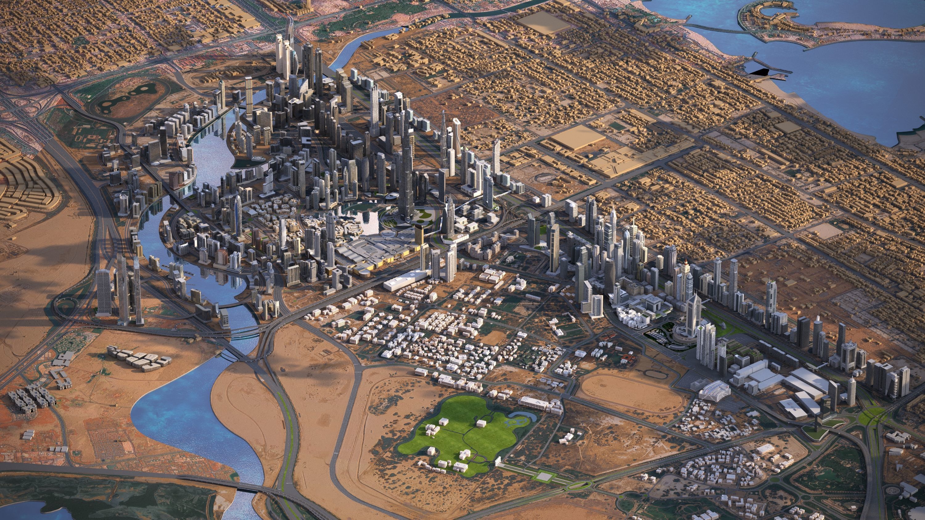 Dubai 3D model_1