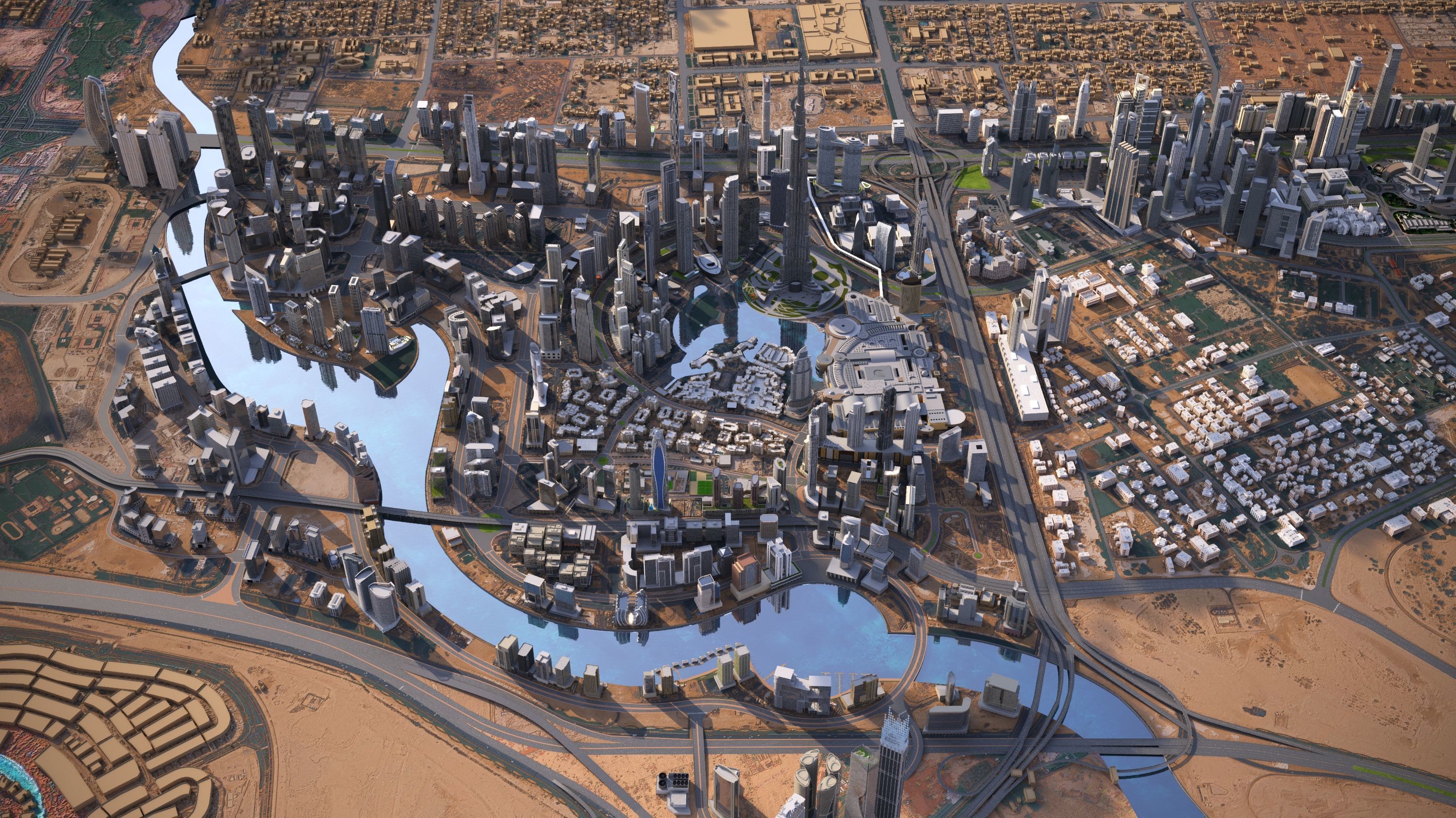 Dubai 3D model_8