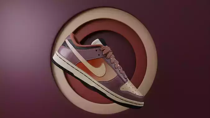Nike Dunk Low 3D model