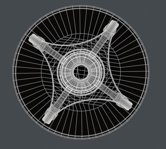 Decorative Set Statue and Table  Low-poly 3D model_37