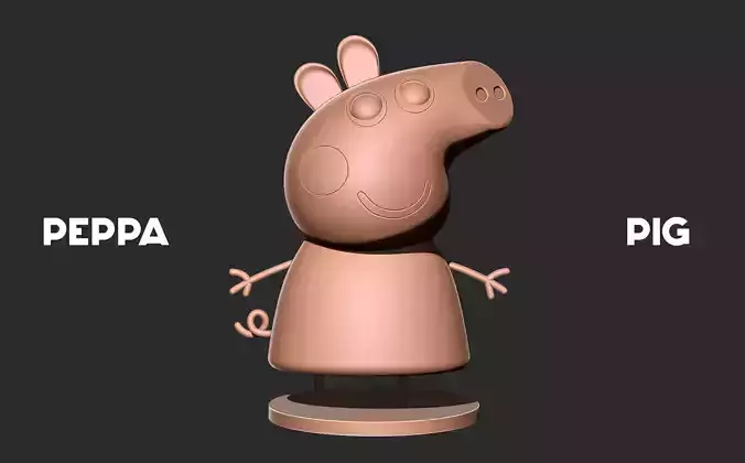 Peppa pig 3D print model