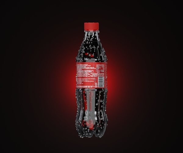 Cola Bottle - Tutorial Included 3D model 4