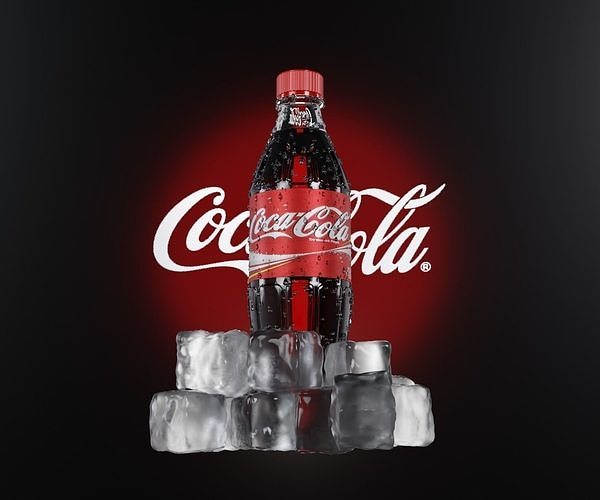 Cola Bottle - Tutorial Included 3D model 7