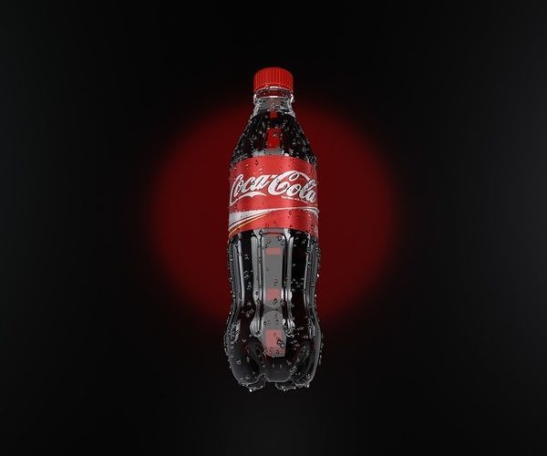 Cola Bottle - Tutorial Included 3D model 5