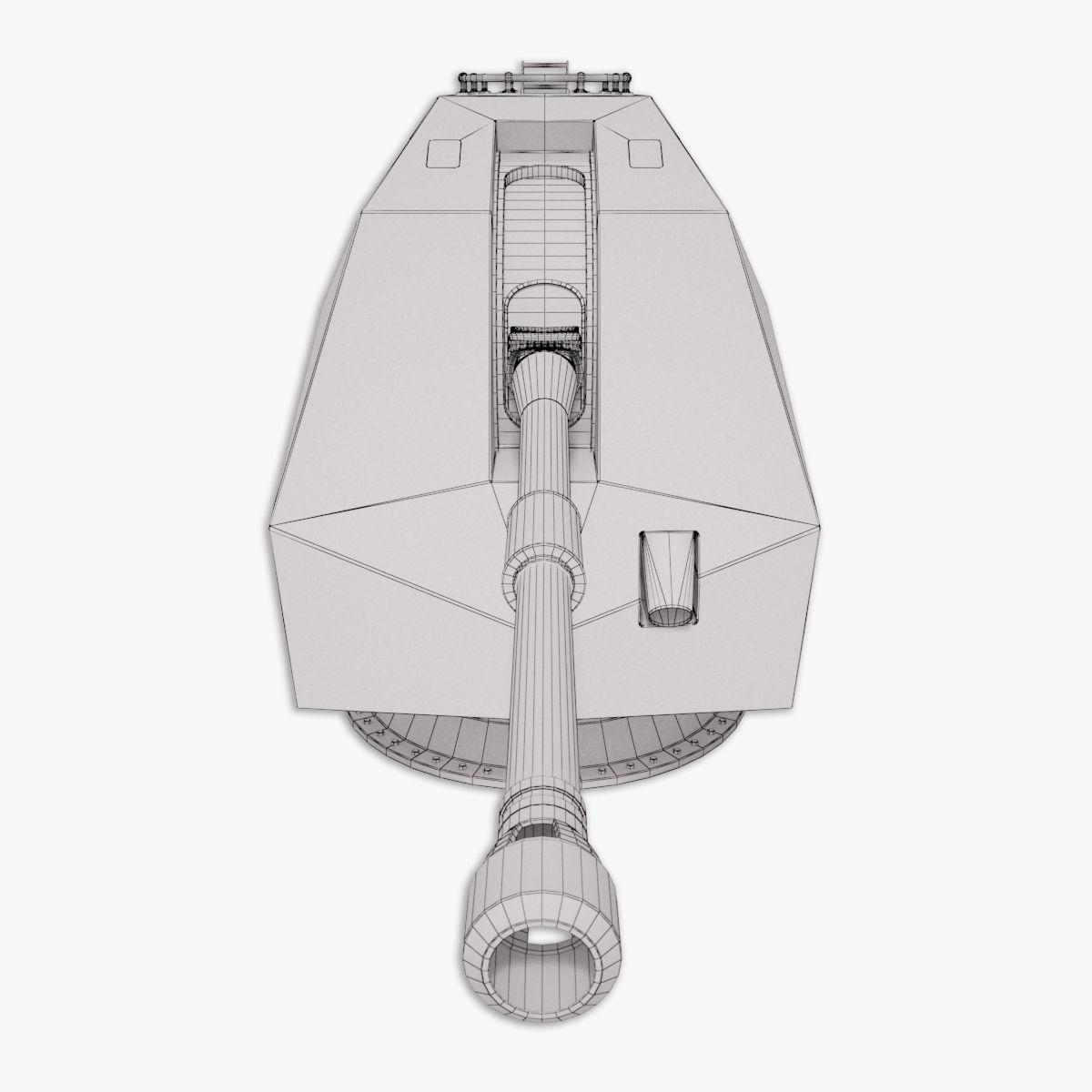 Mark 8 naval gun 3D model 3D model_25