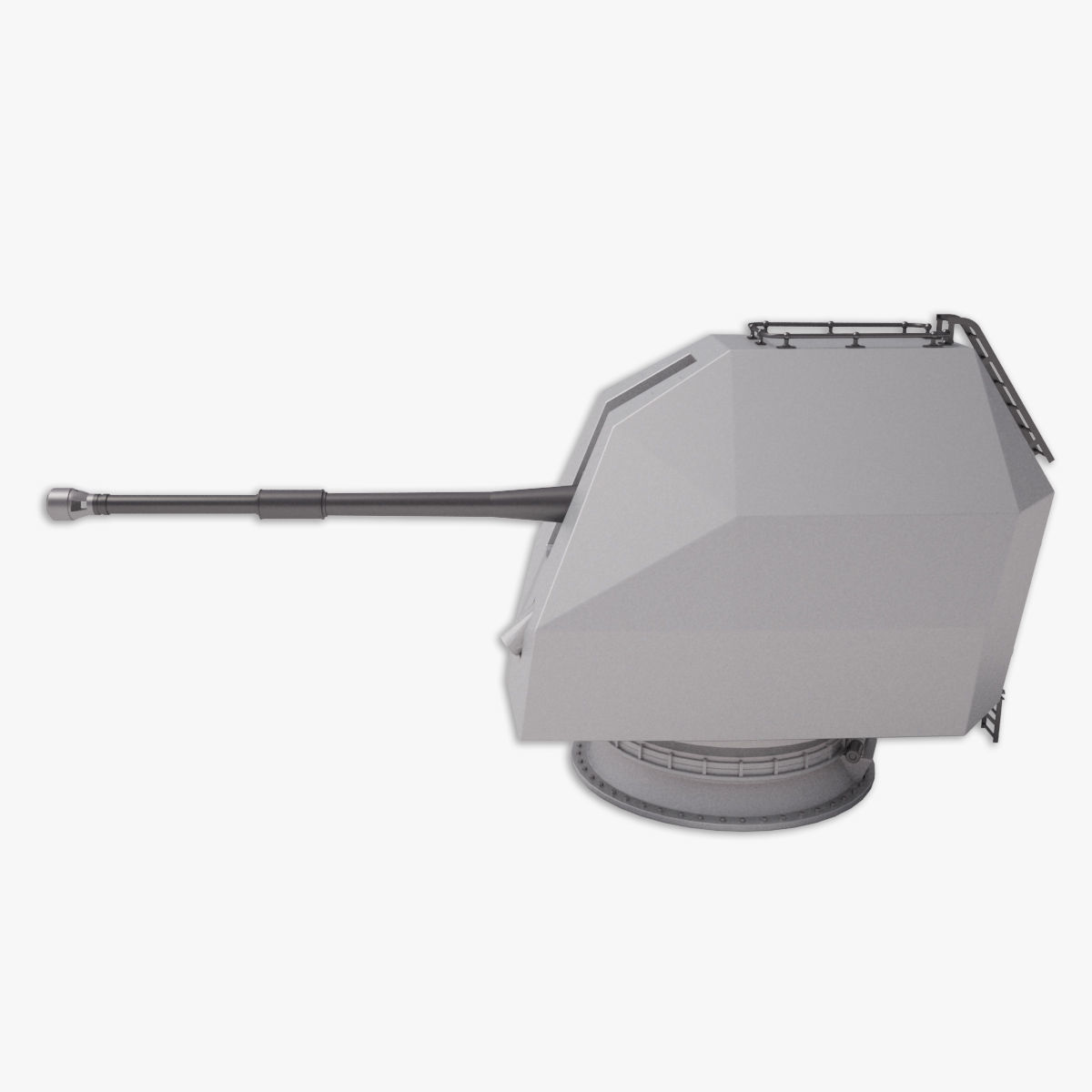 Mark 8 naval gun 3D model 3D model_8
