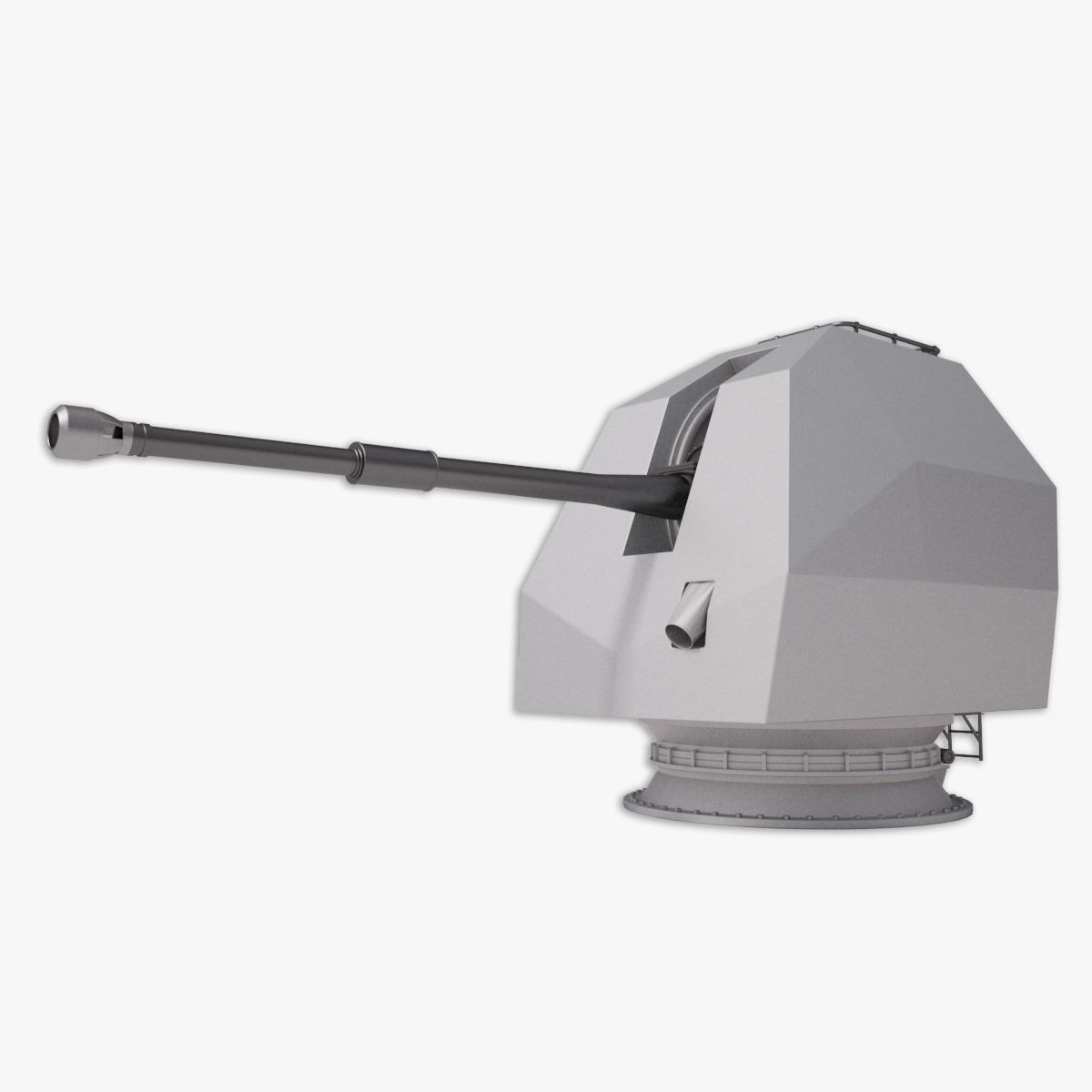 Mark 8 naval gun 3D model 3D model_10