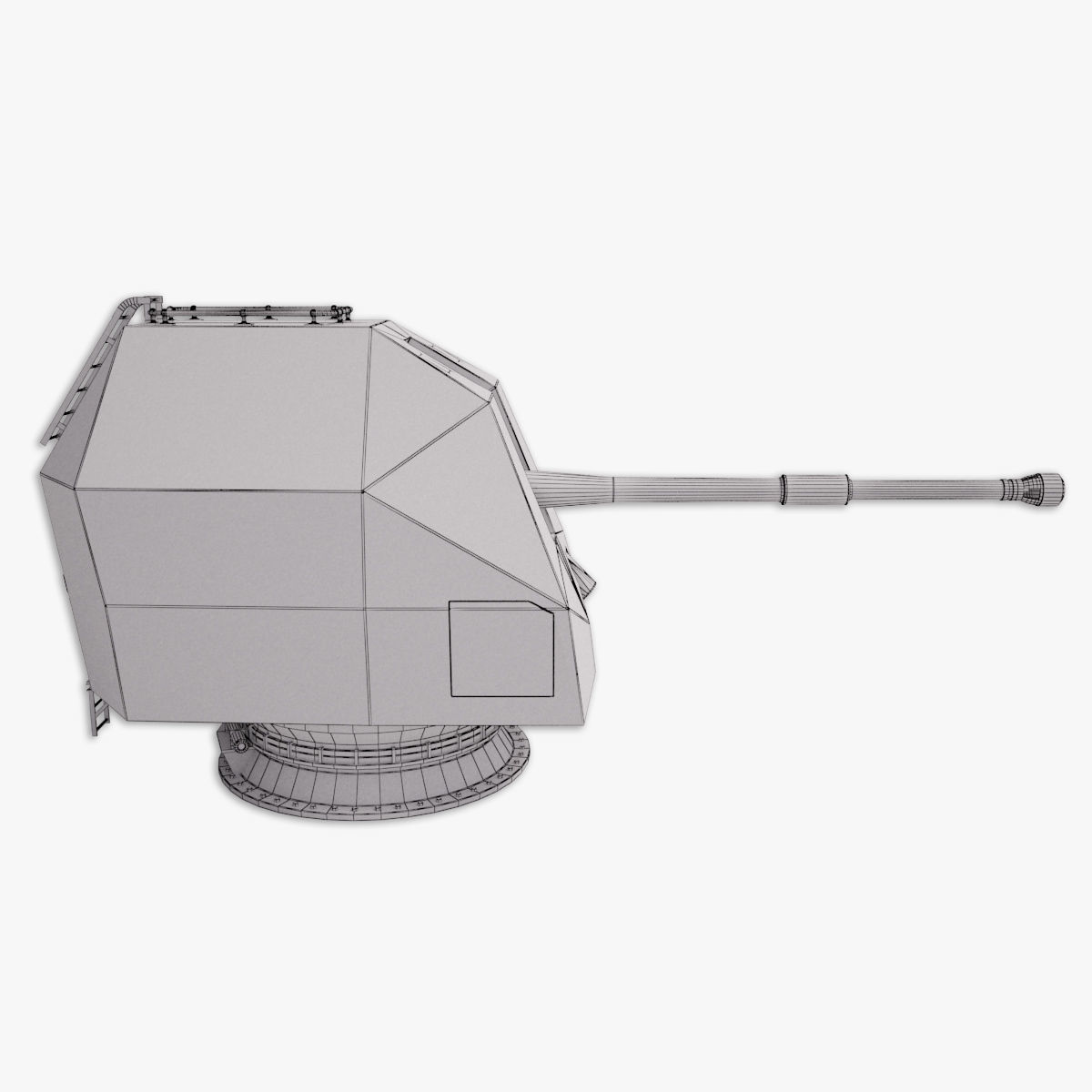 Mark 8 naval gun 3D model 3D model_15