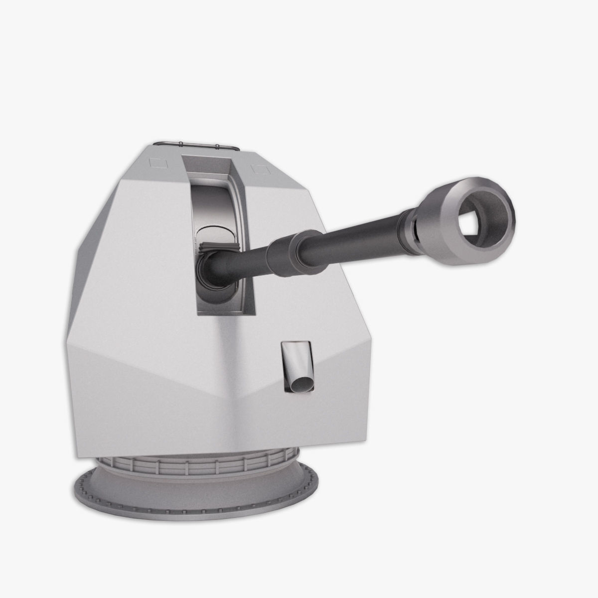 Mark 8 naval gun 3D model 3D model_1