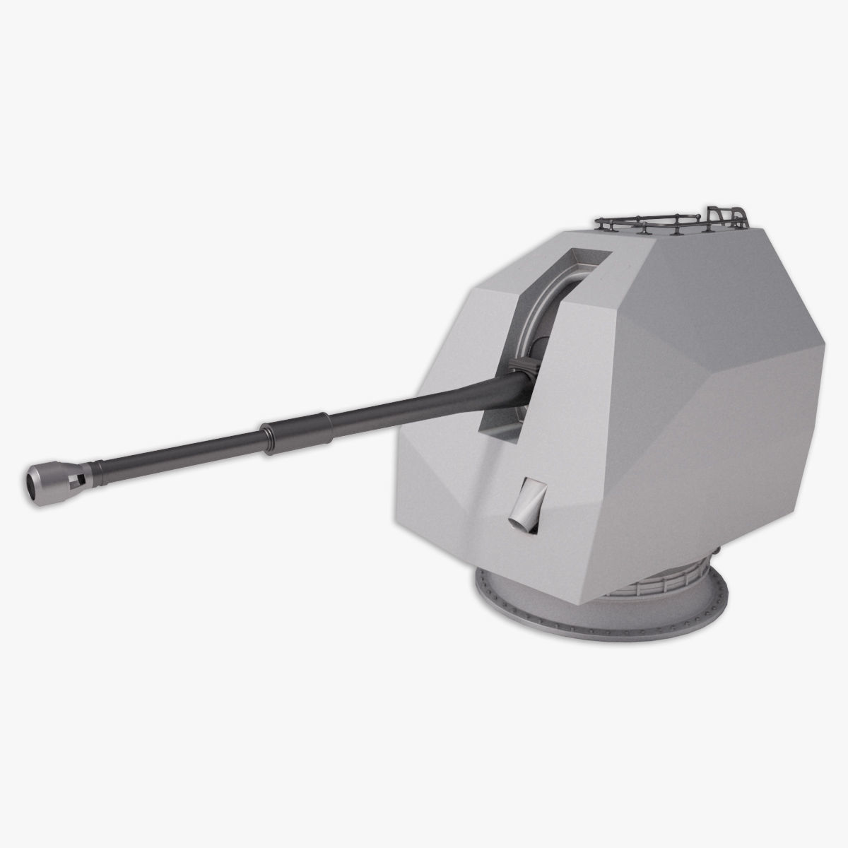 Mark 8 naval gun 3D model 3D model_9