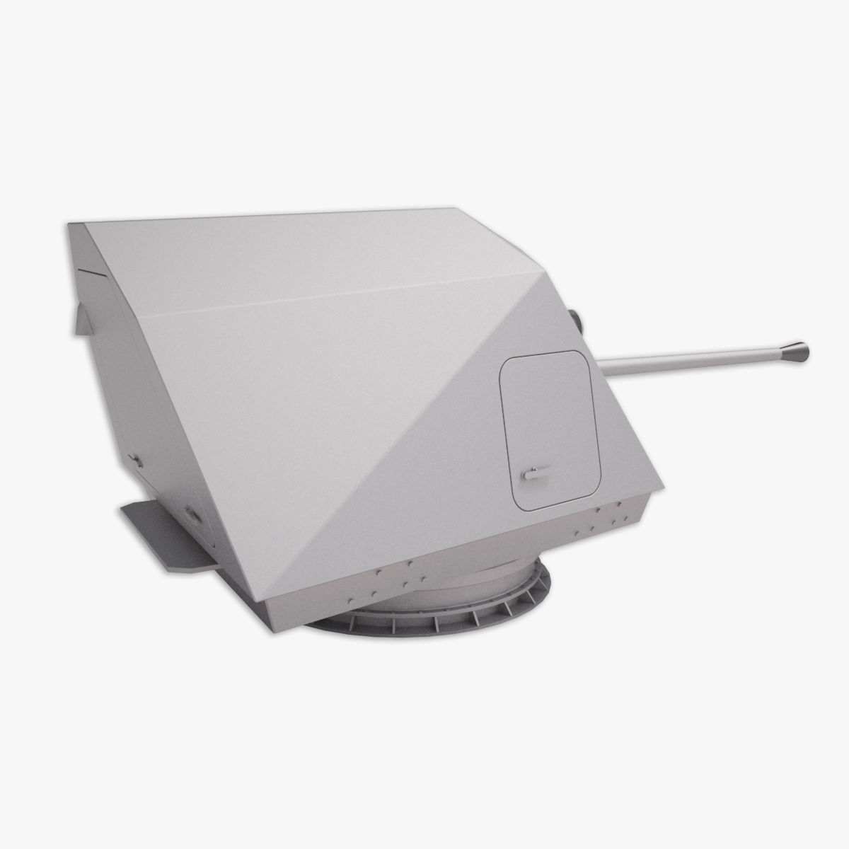 Bofors 57 mm Mk3 - Mk 110 3D model 3D model_3