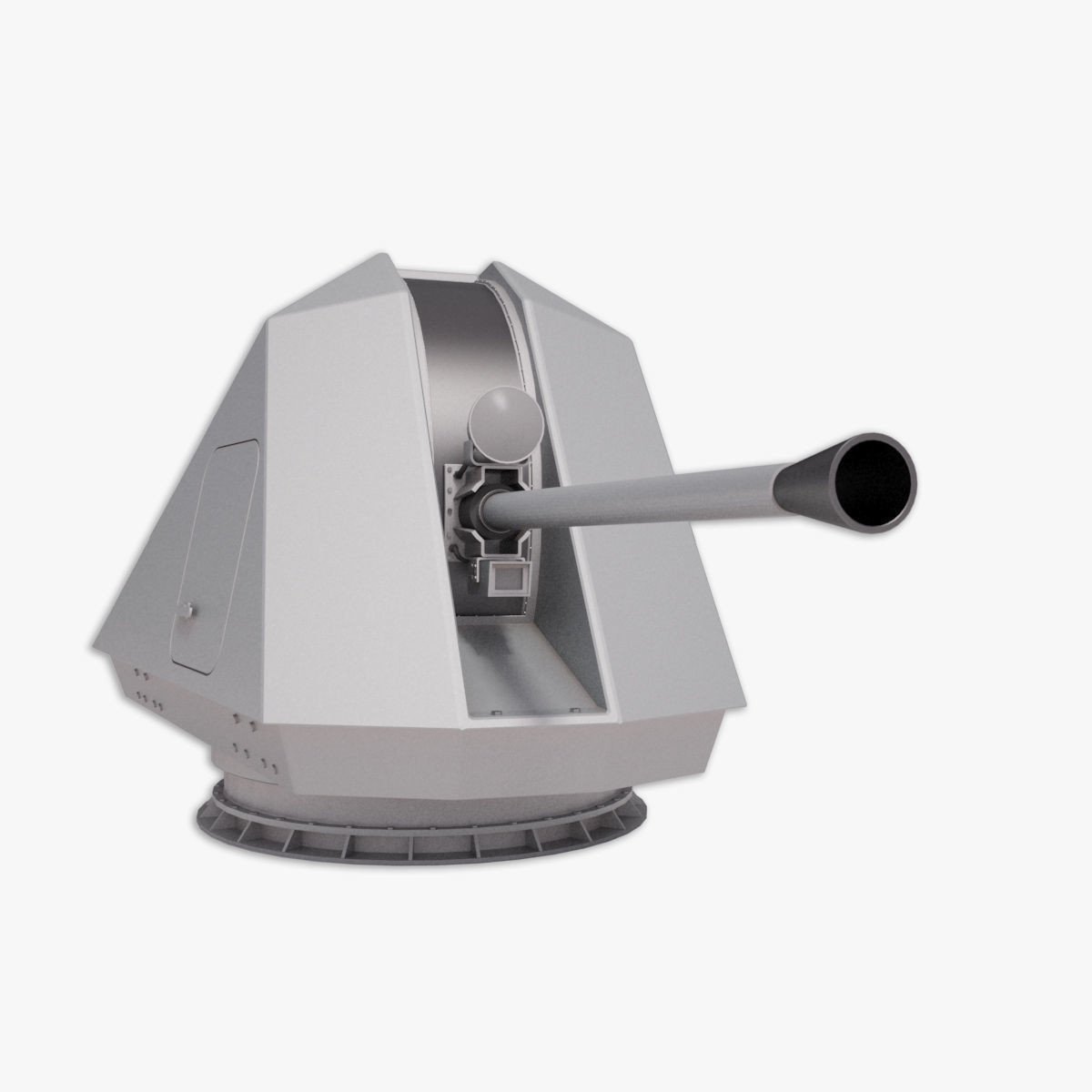 Bofors 57 mm Mk3 - Mk 110 3D model 3D model_1