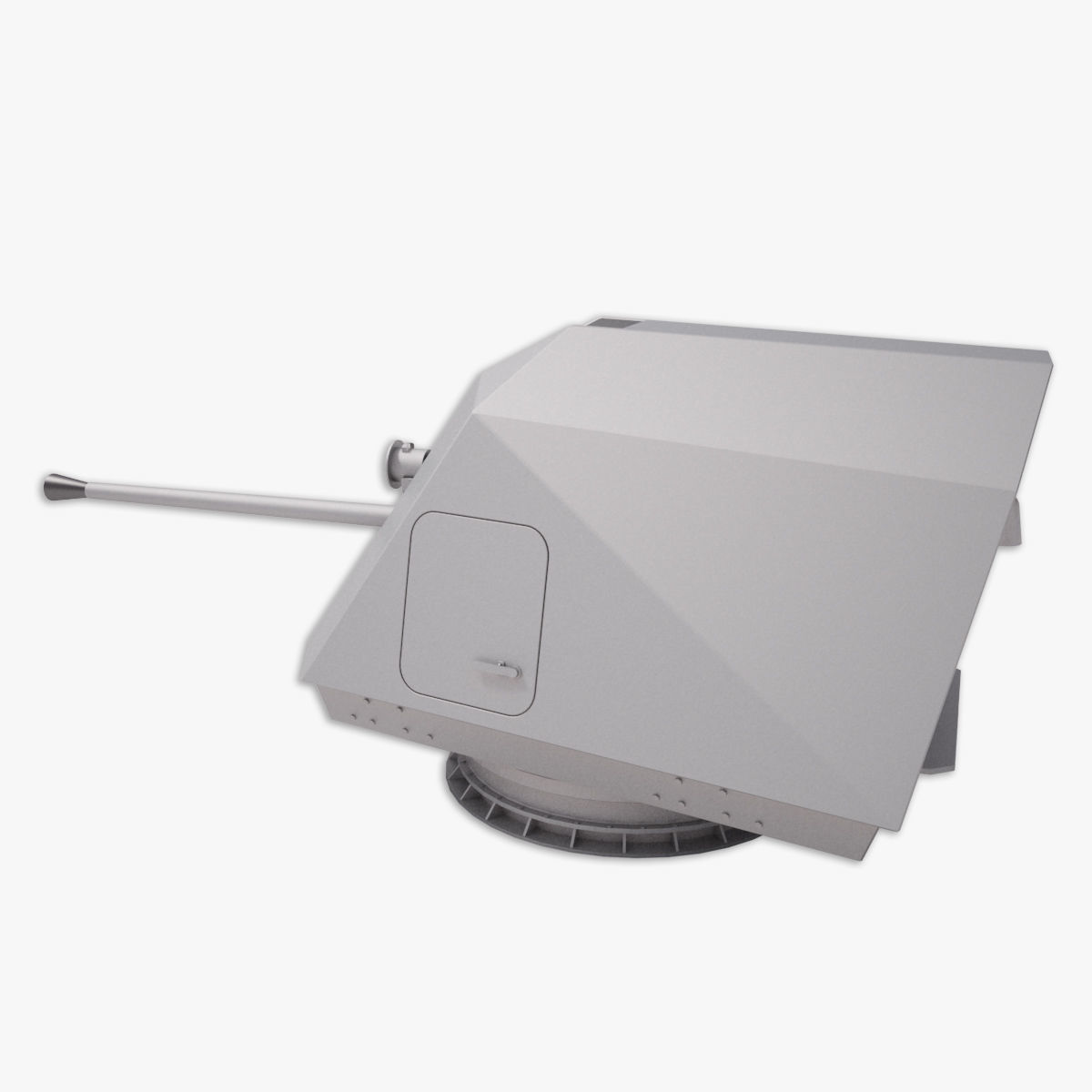 Bofors 57 mm Mk3 - Mk 110 3D model 3D model_7