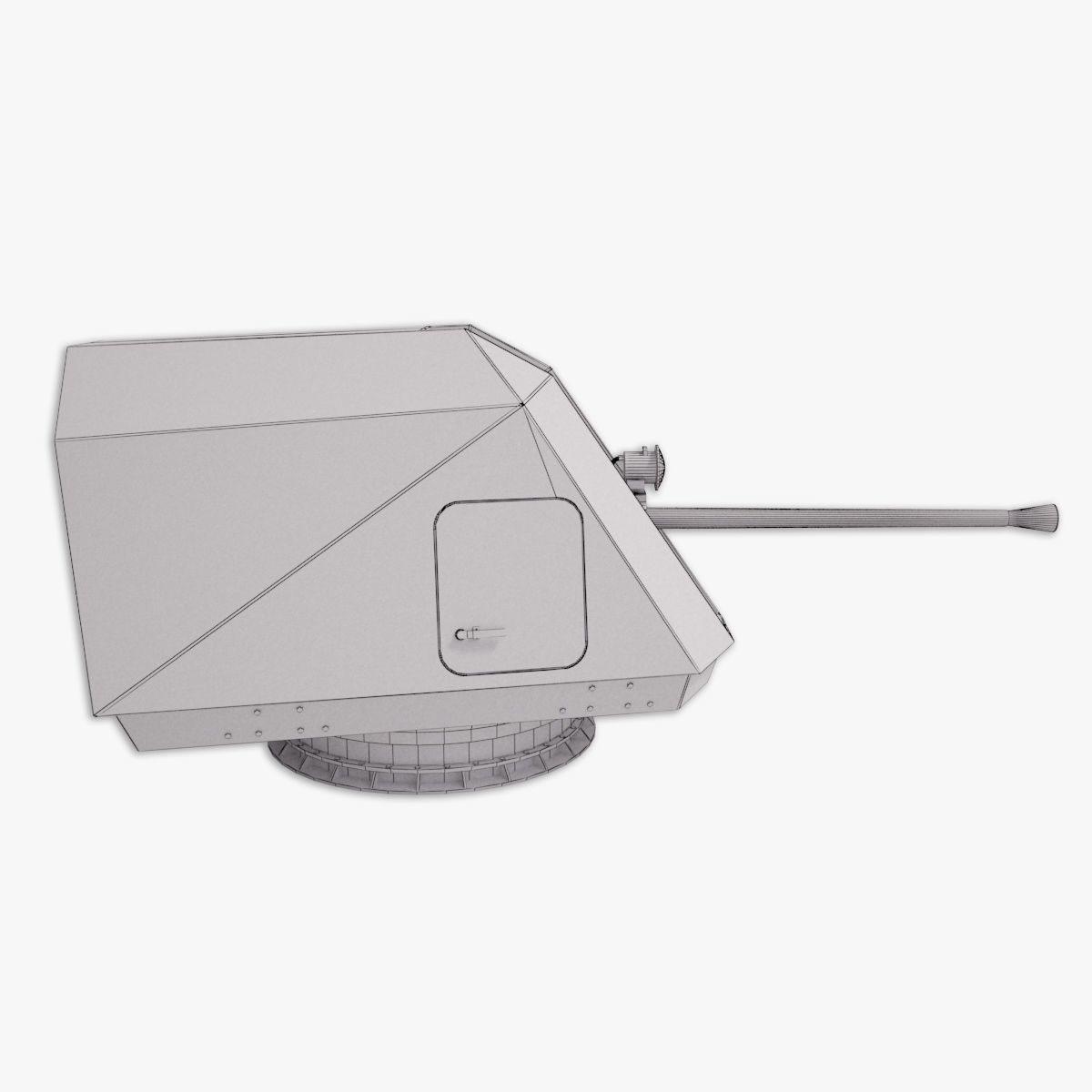 Bofors 57 mm Mk3 - Mk 110 3D model 3D model_15