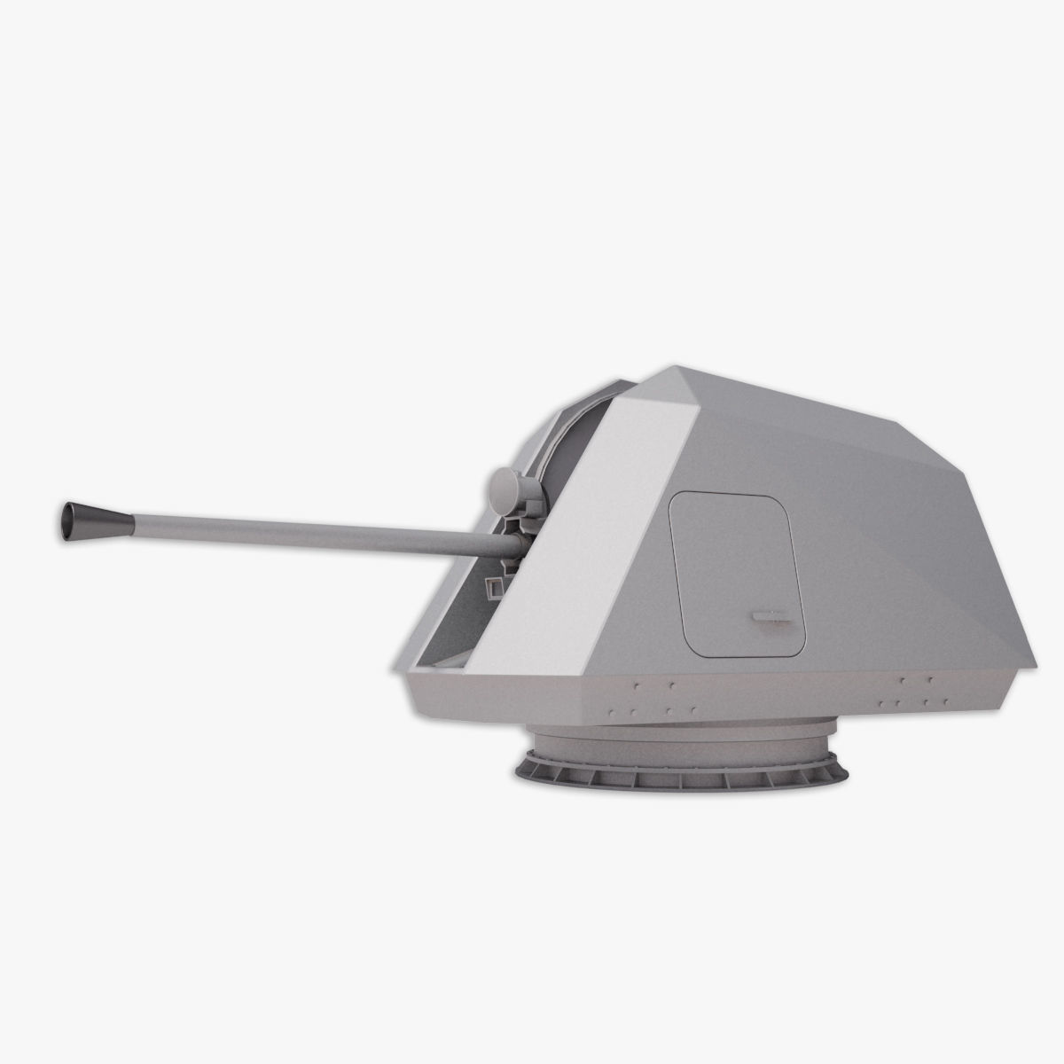 Bofors 57 mm Mk3 - Mk 110 3D model 3D model_10