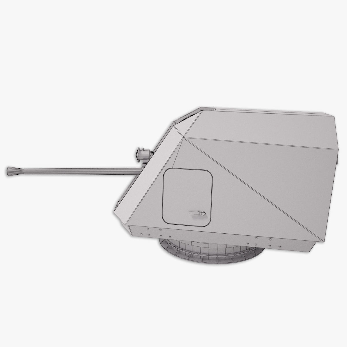 Bofors 57 mm Mk3 - Mk 110 3D model 3D model_21