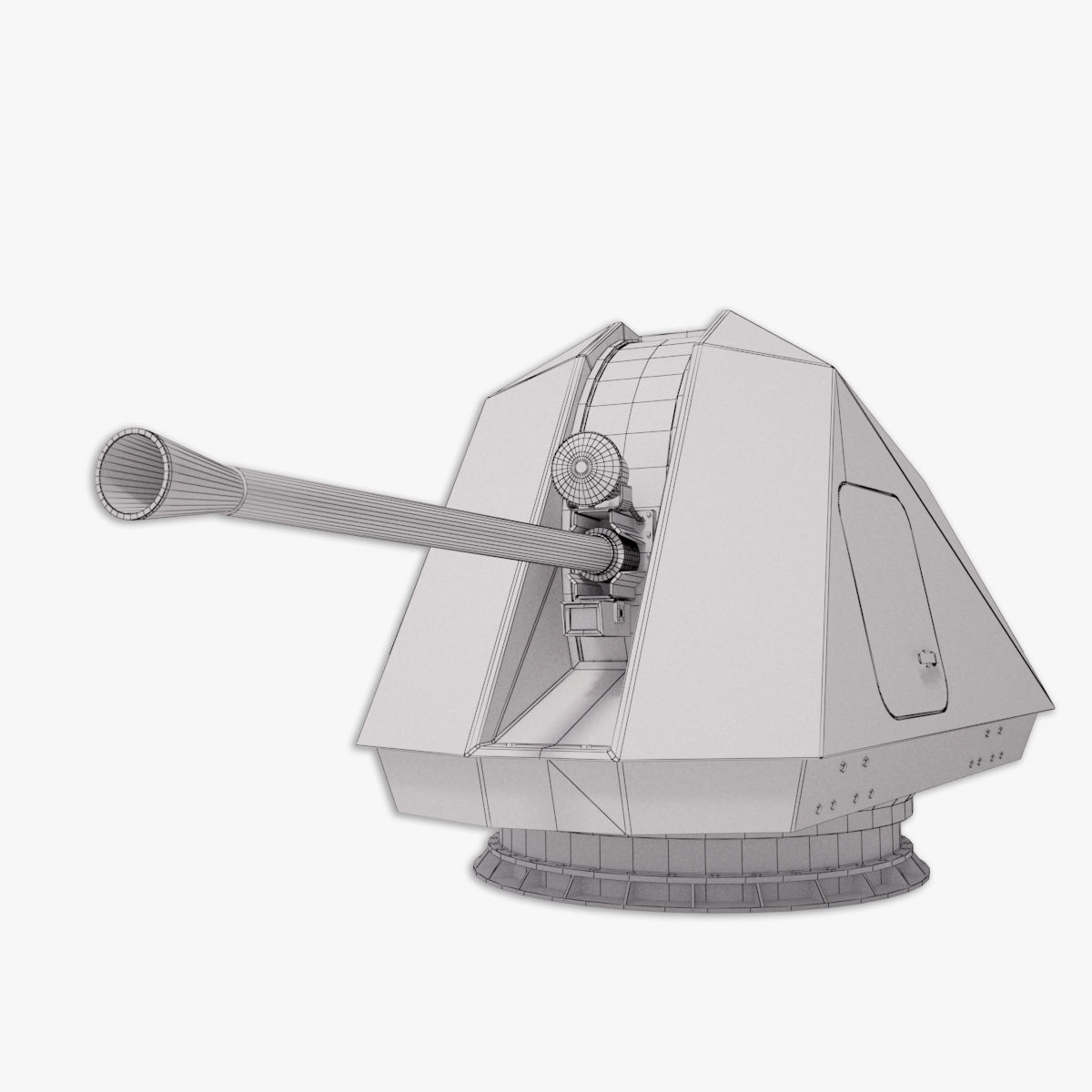 Bofors 57 mm Mk3 - Mk 110 3D model 3D model_24