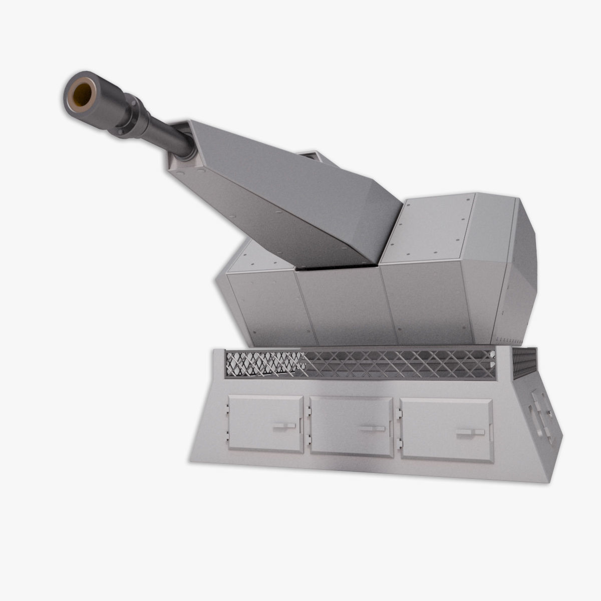 35MM Oerlikon Millenium Gun 3D model 3D model_11