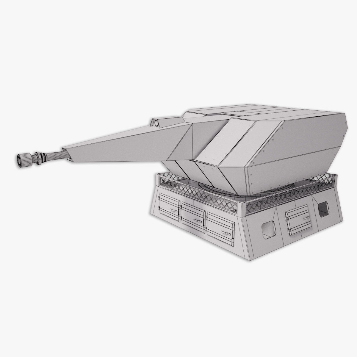 35MM Oerlikon Millenium Gun 3D model 3D model_22