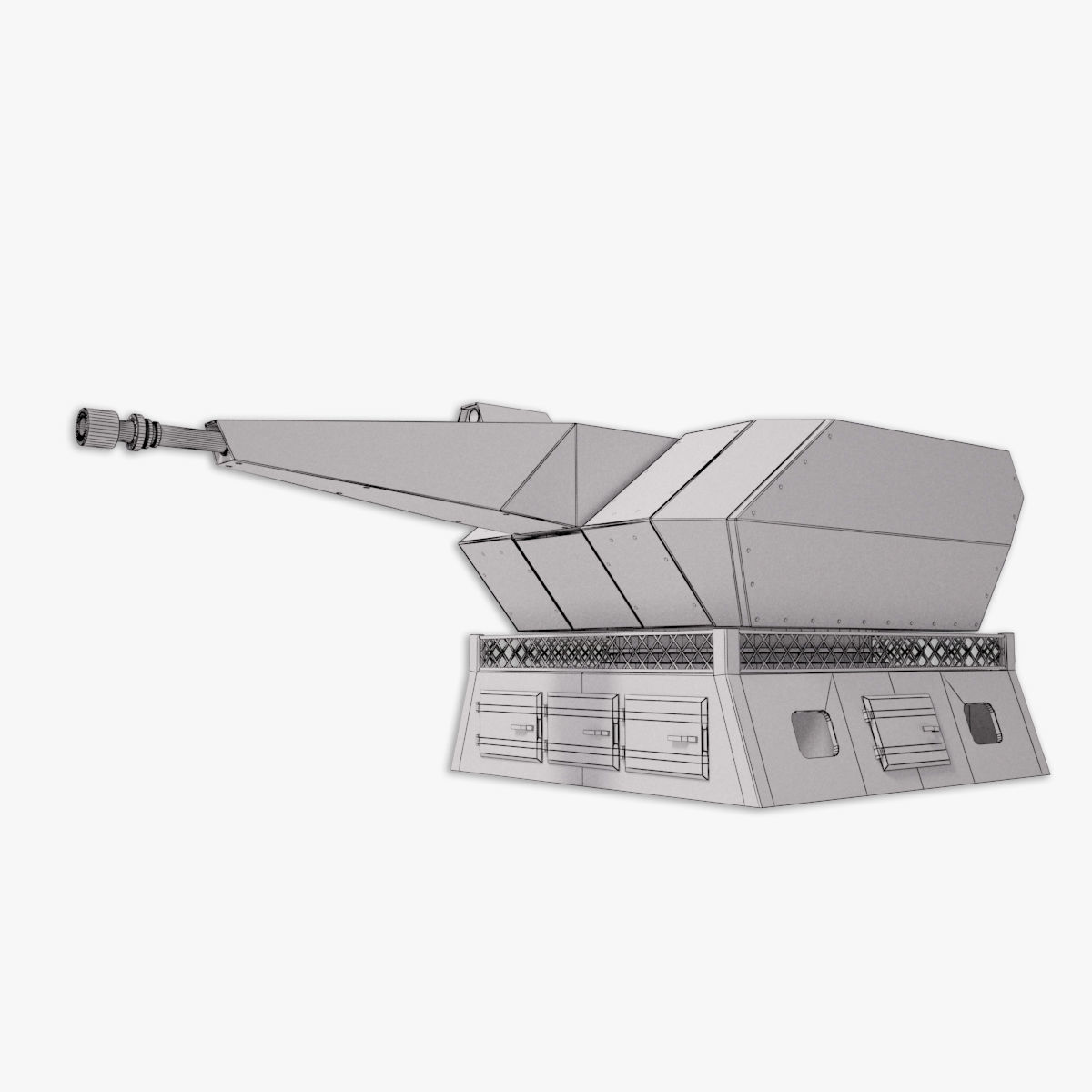 35MM Oerlikon Millenium Gun 3D model 3D model_23