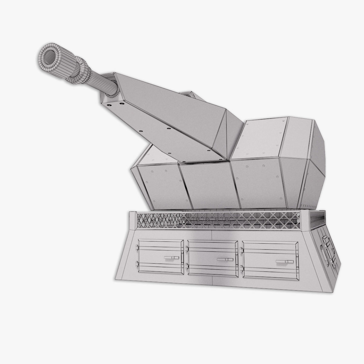 35MM Oerlikon Millenium Gun 3D model 3D model_24