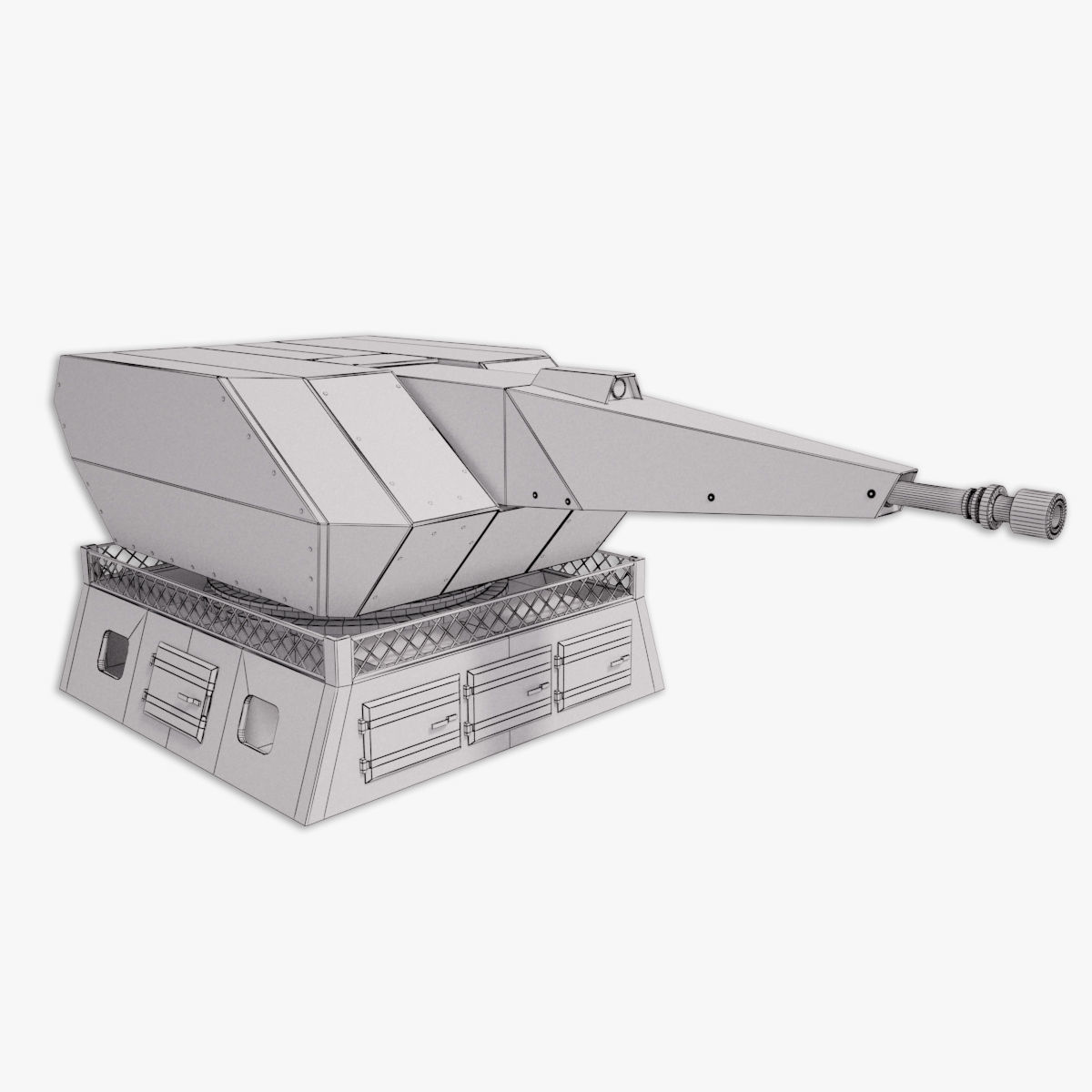 35MM Oerlikon Millenium Gun 3D model 3D model_13