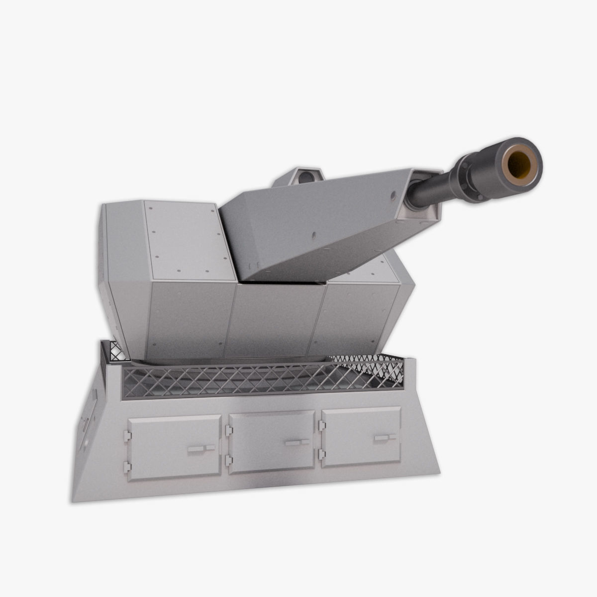 35MM Oerlikon Millenium Gun 3D model 3D model_1