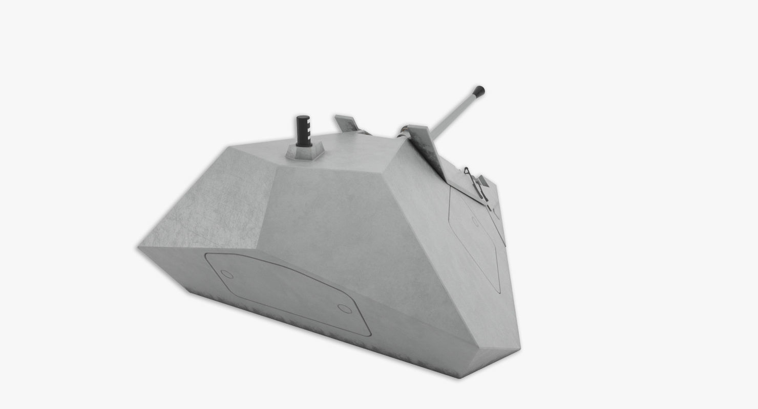 Bofors stealth 57mm 3D model 3D model_5