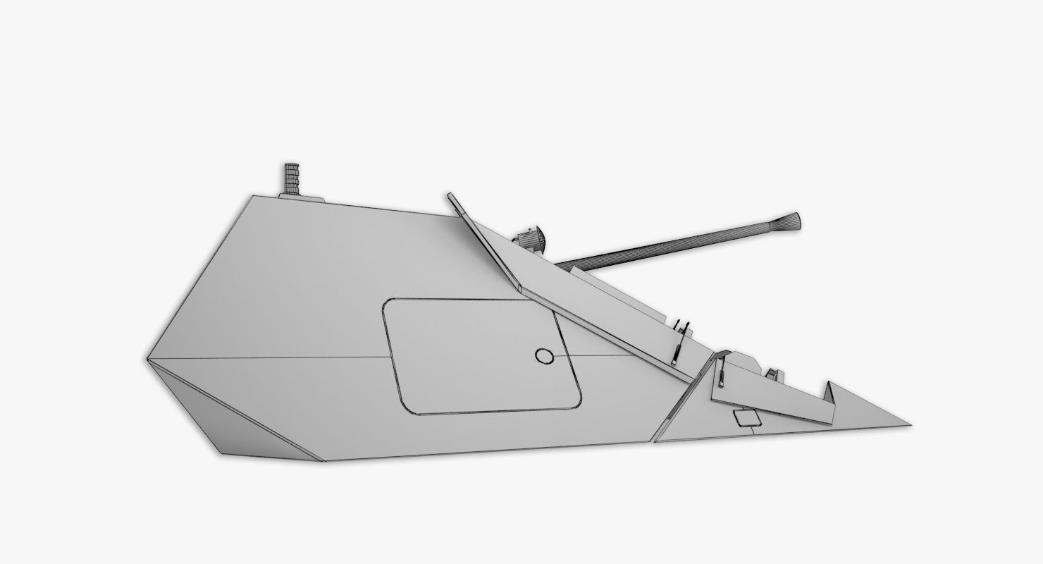 Bofors stealth 57mm 3D model 3D model_9