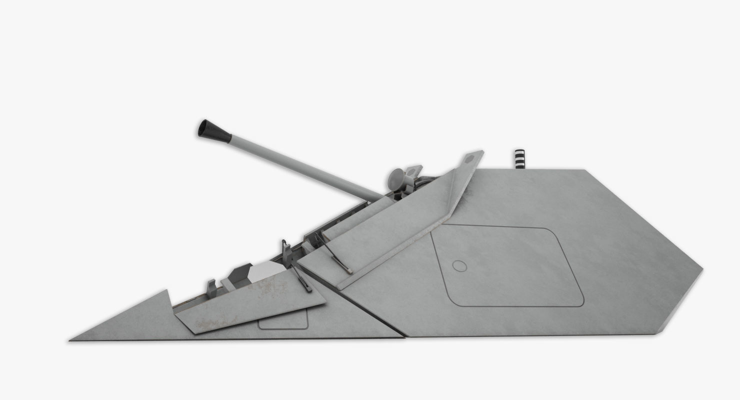 Bofors stealth 57mm 3D model 3D model_7